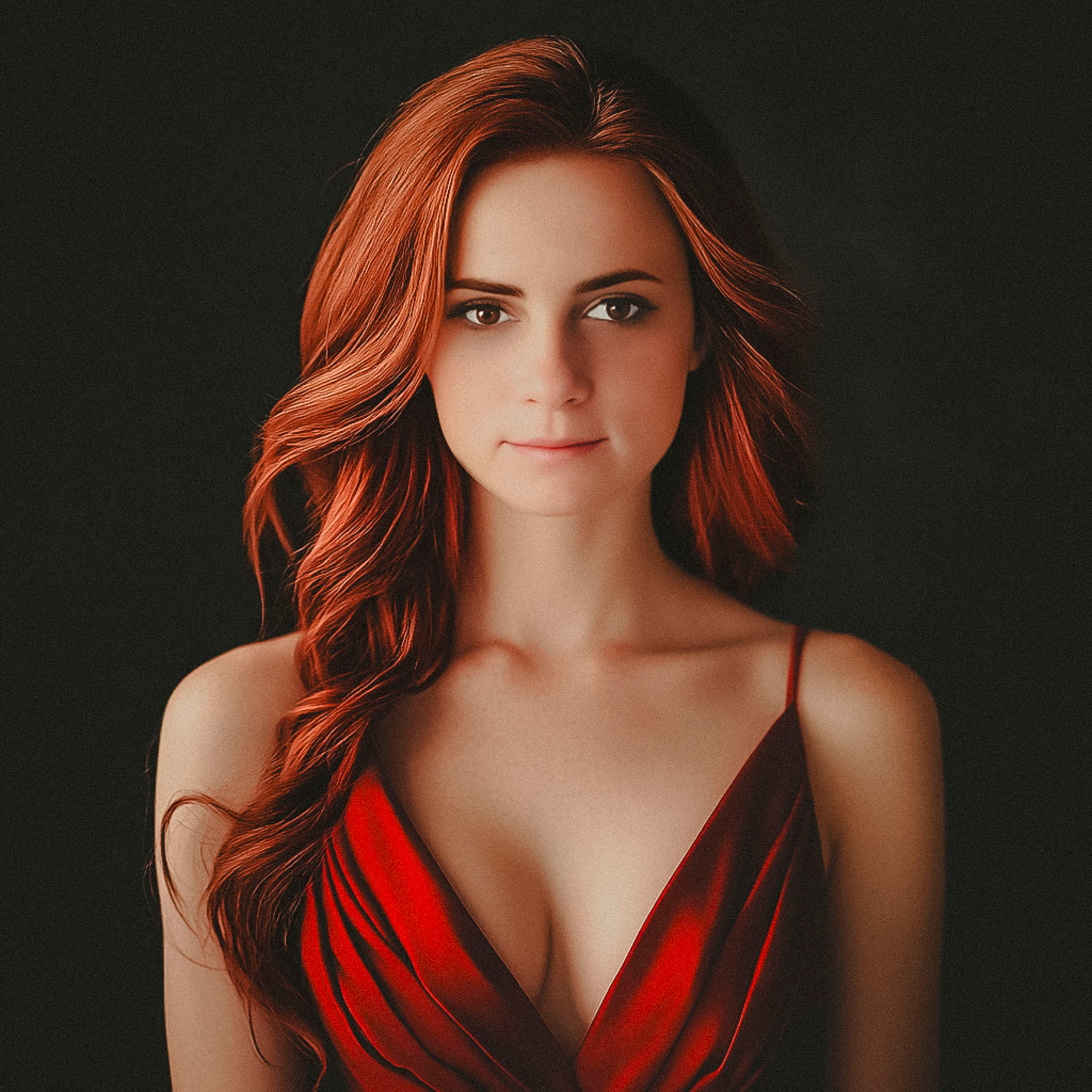 Нейрофотосессия для Ольги. Девушка с пантерой/леопардом/в воде/в красном платье. ФотоХудожник Харитонова Ирина г. Санкт-Петербург