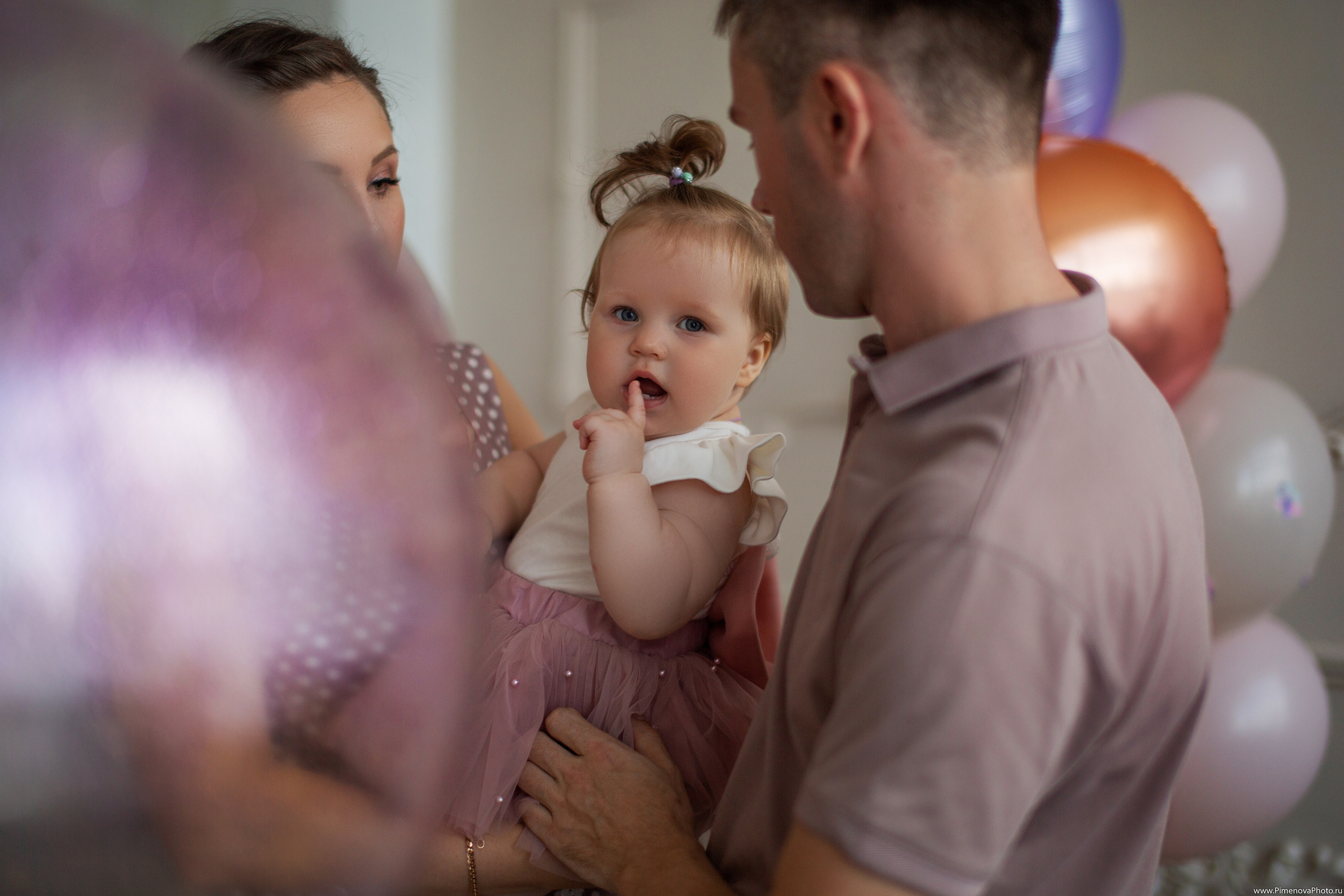 День Рождения Ксении, 1 год. Семейный и детский фотограф в Петрозаводске