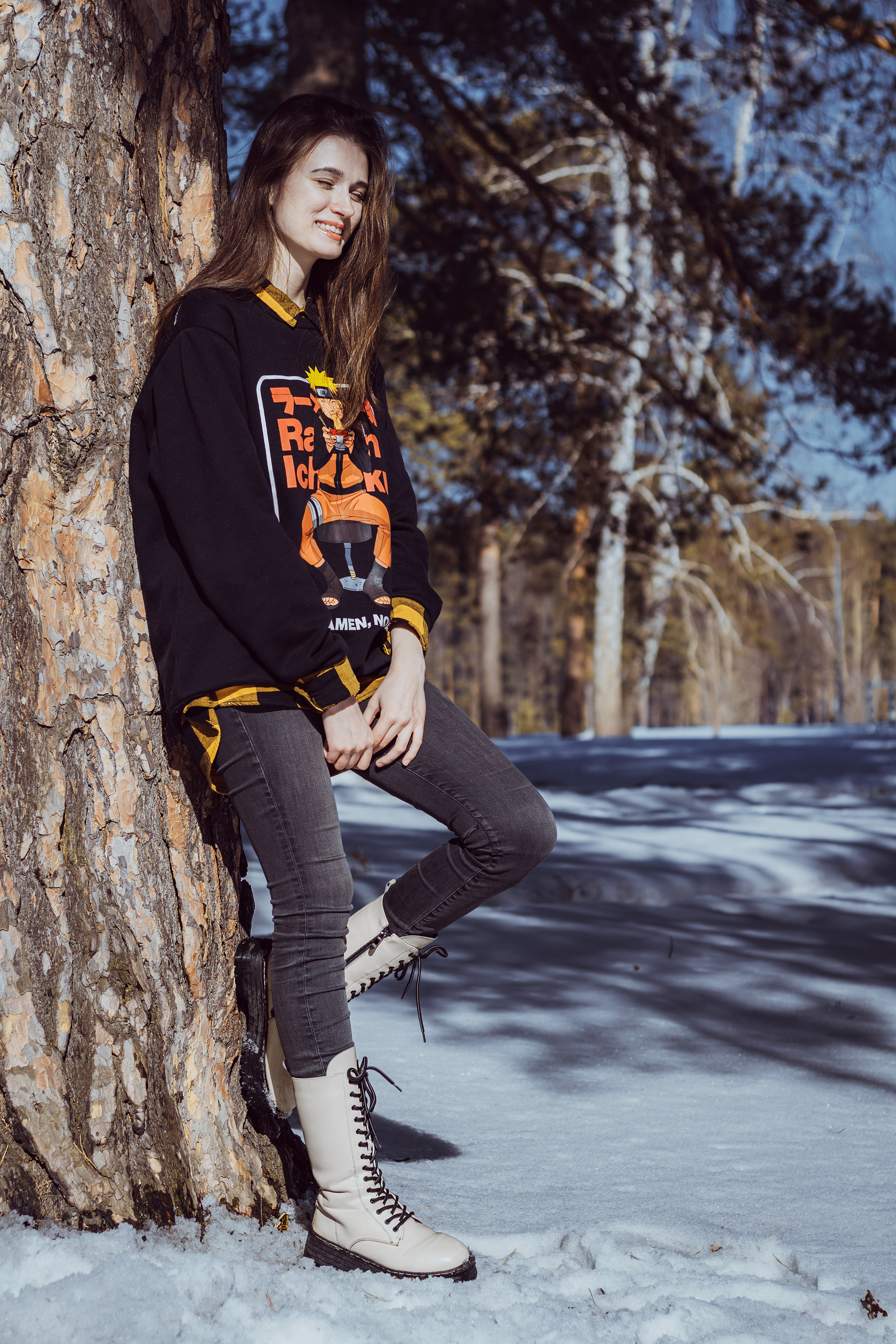 Зима. Фотограф в Новокузнецке