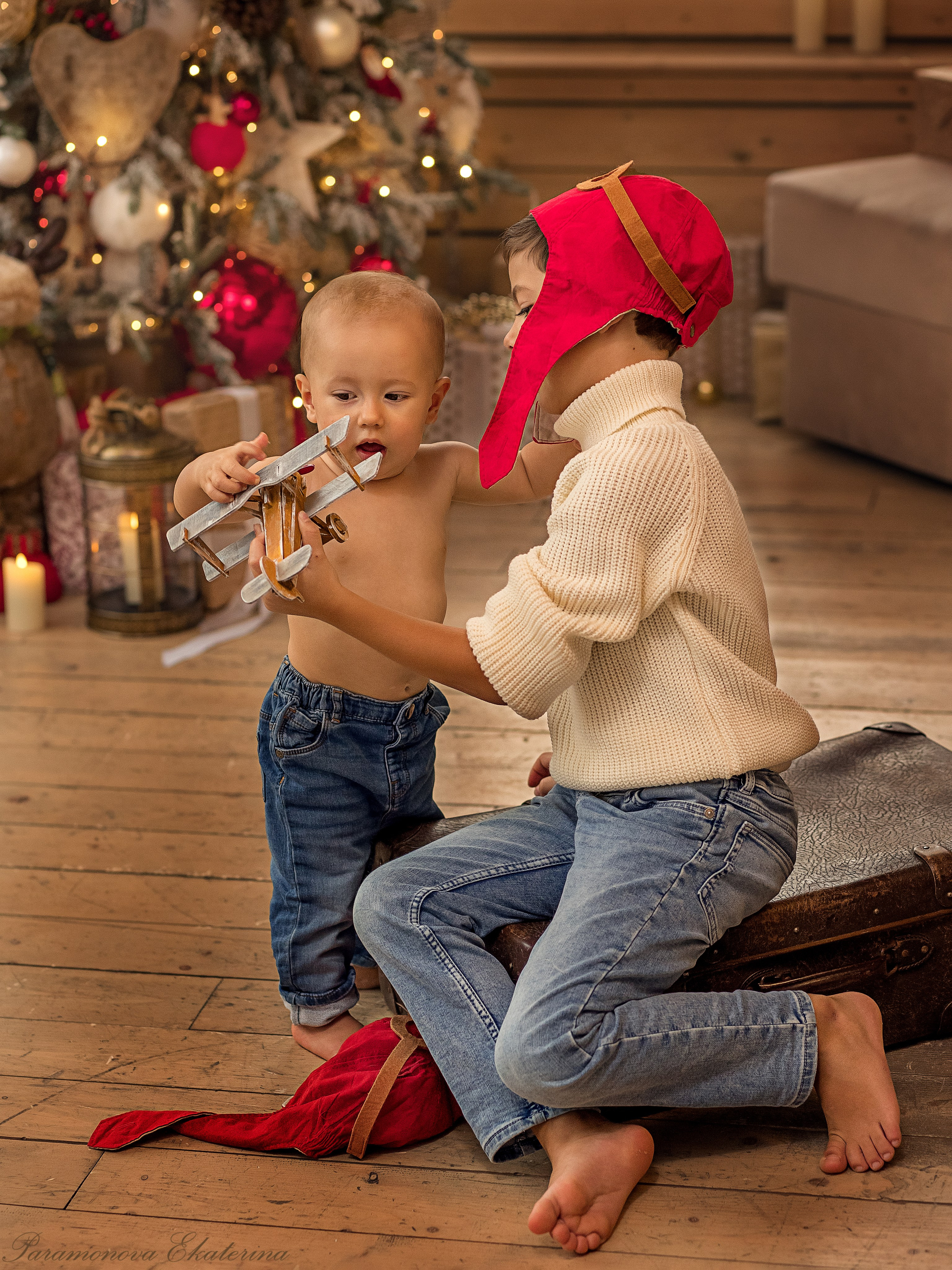 Семейный новый год. Семейный и детский фотограф В Москве Парамонова Екатерина