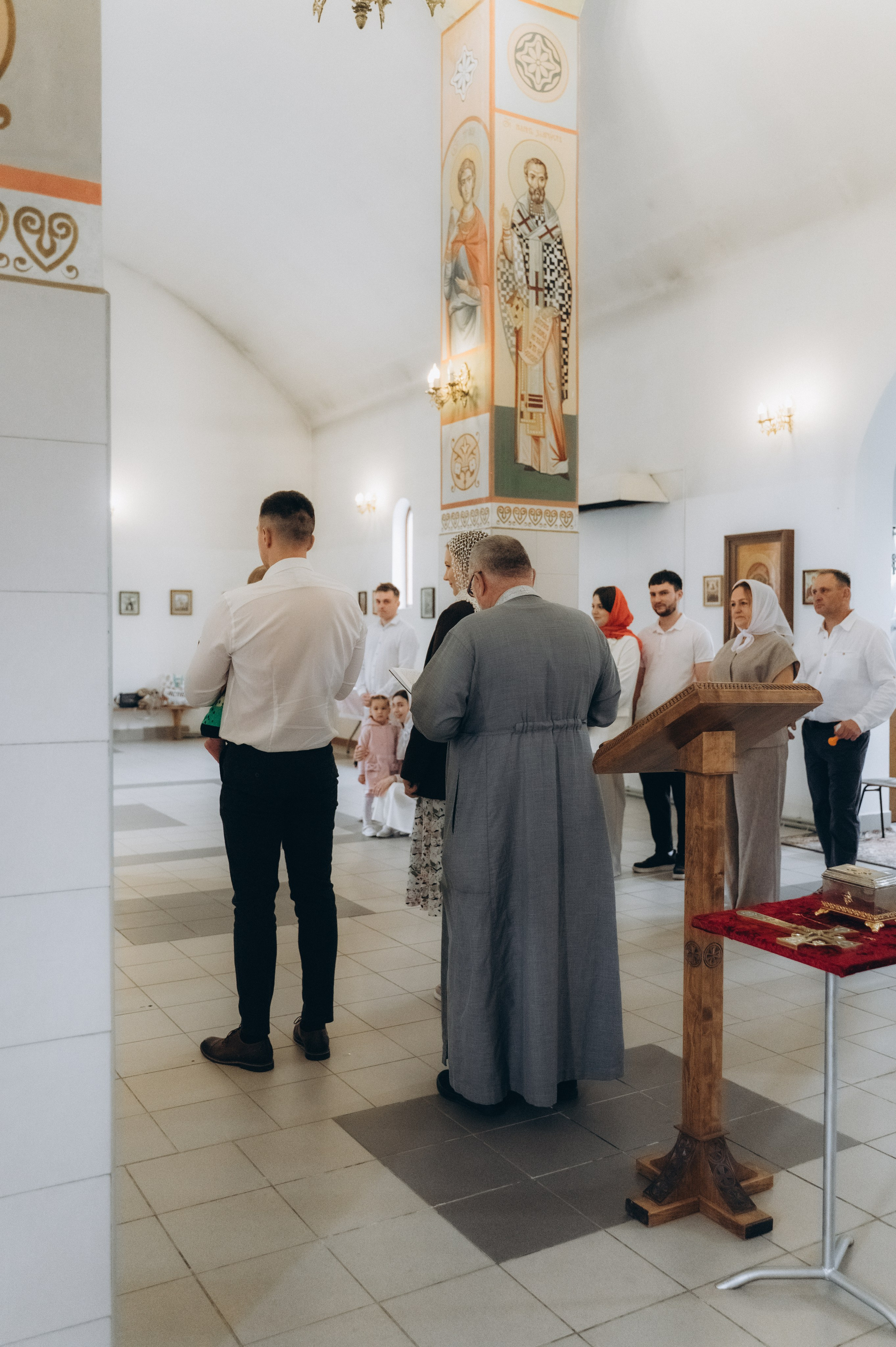 Крещение Демьяна (Церковь в честь святой блаженной Ксении Петербургской). Семейный фотограф в Минске Дарья Дреко