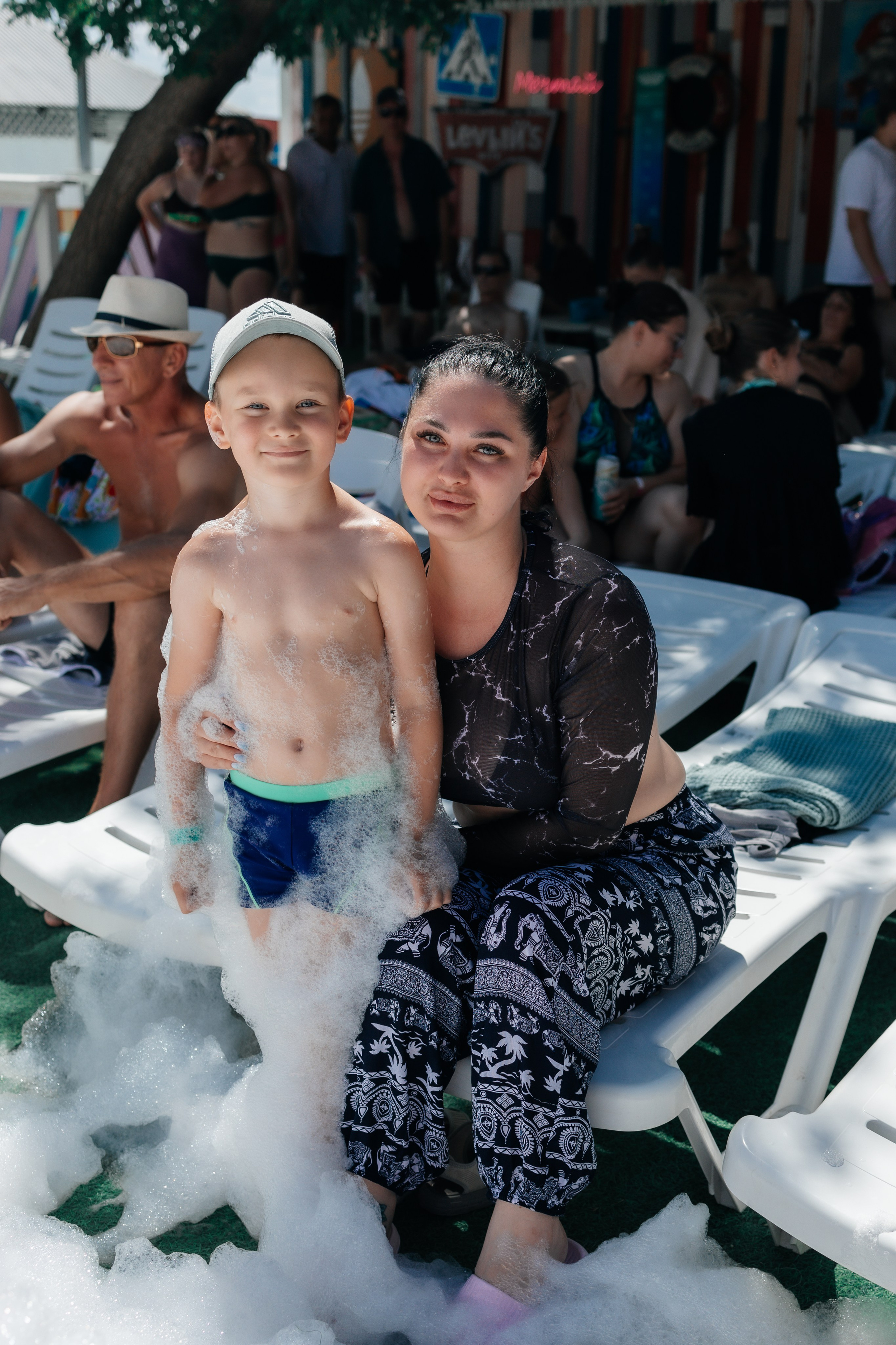 17 июля/Пенная дискотека/Малибу. Семейный и детский фотограф в Славгороде Анастасия Винс
