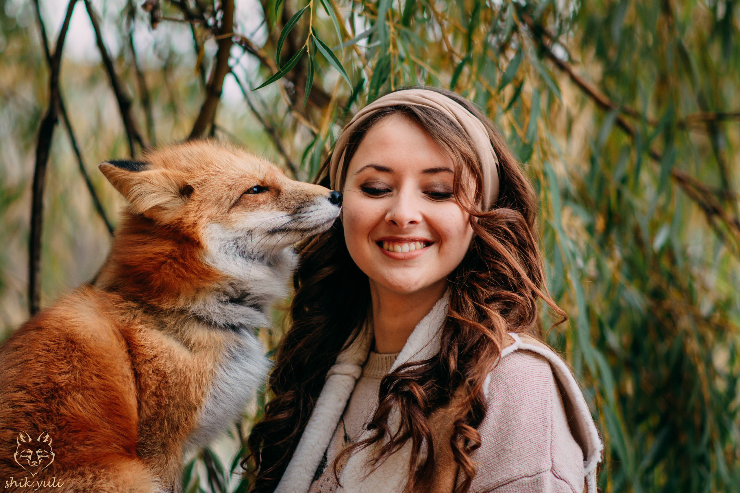 Фотосессия с лисой