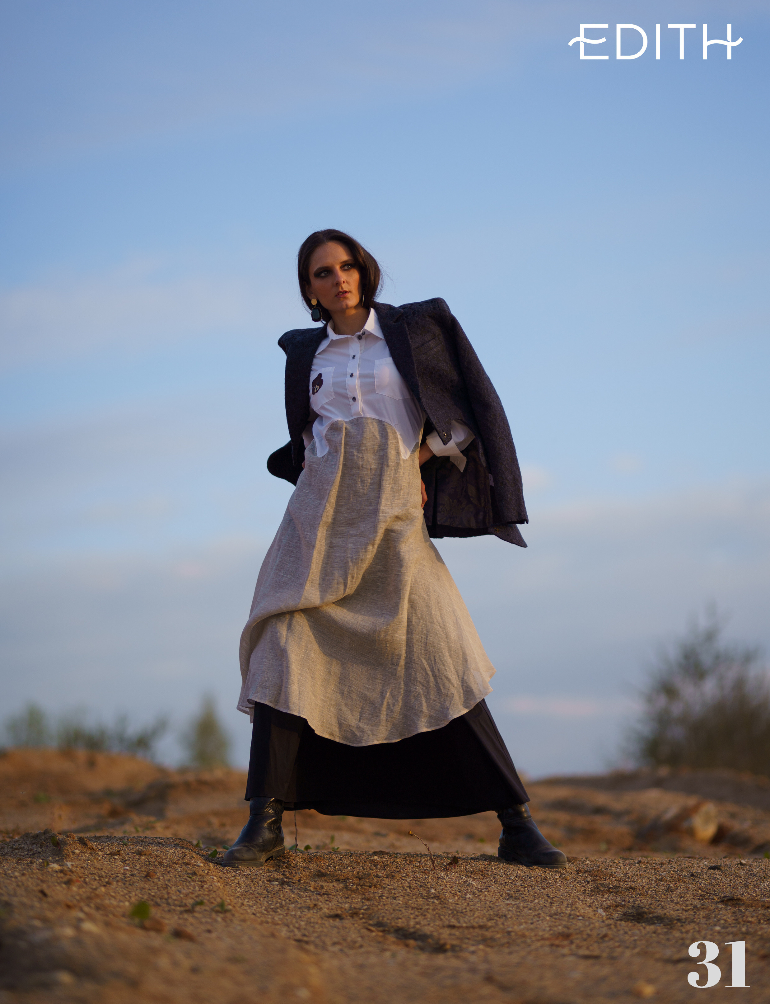EDITH Glamour | Towards the wind. Фотограф Антон Никитин