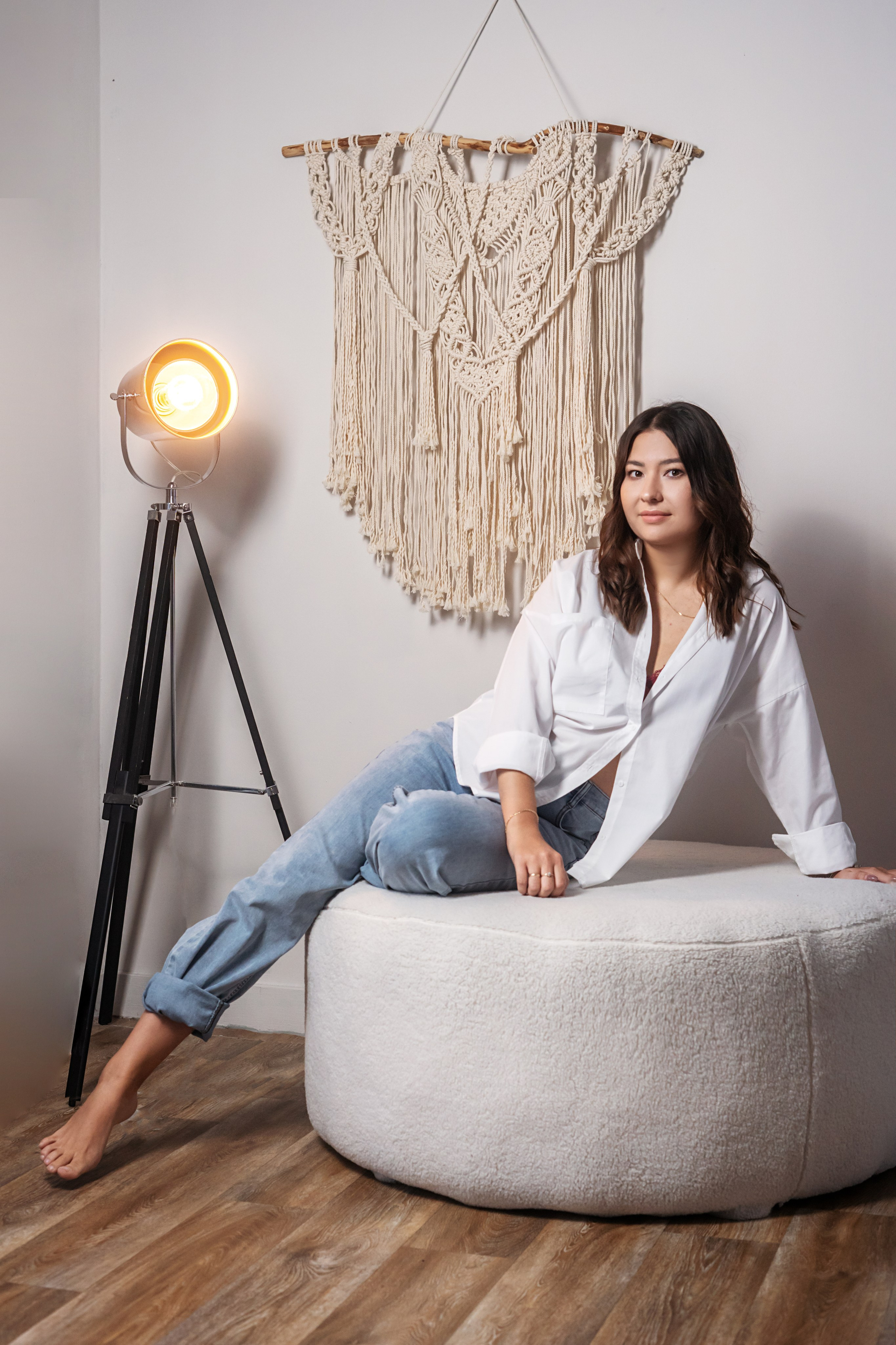 Съемка в студии. Мила Посвит Фотограф новорожденных в Тобольске