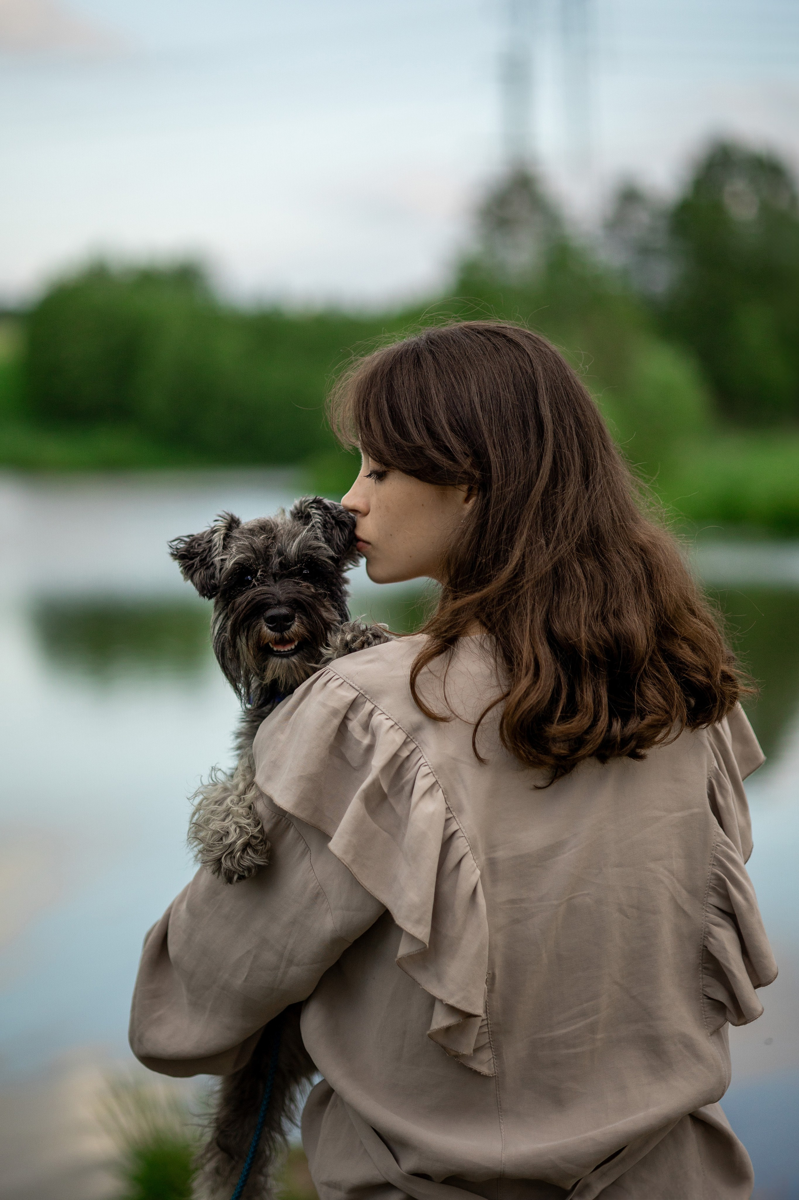 Съемка с собакой. Анастасия Белаш