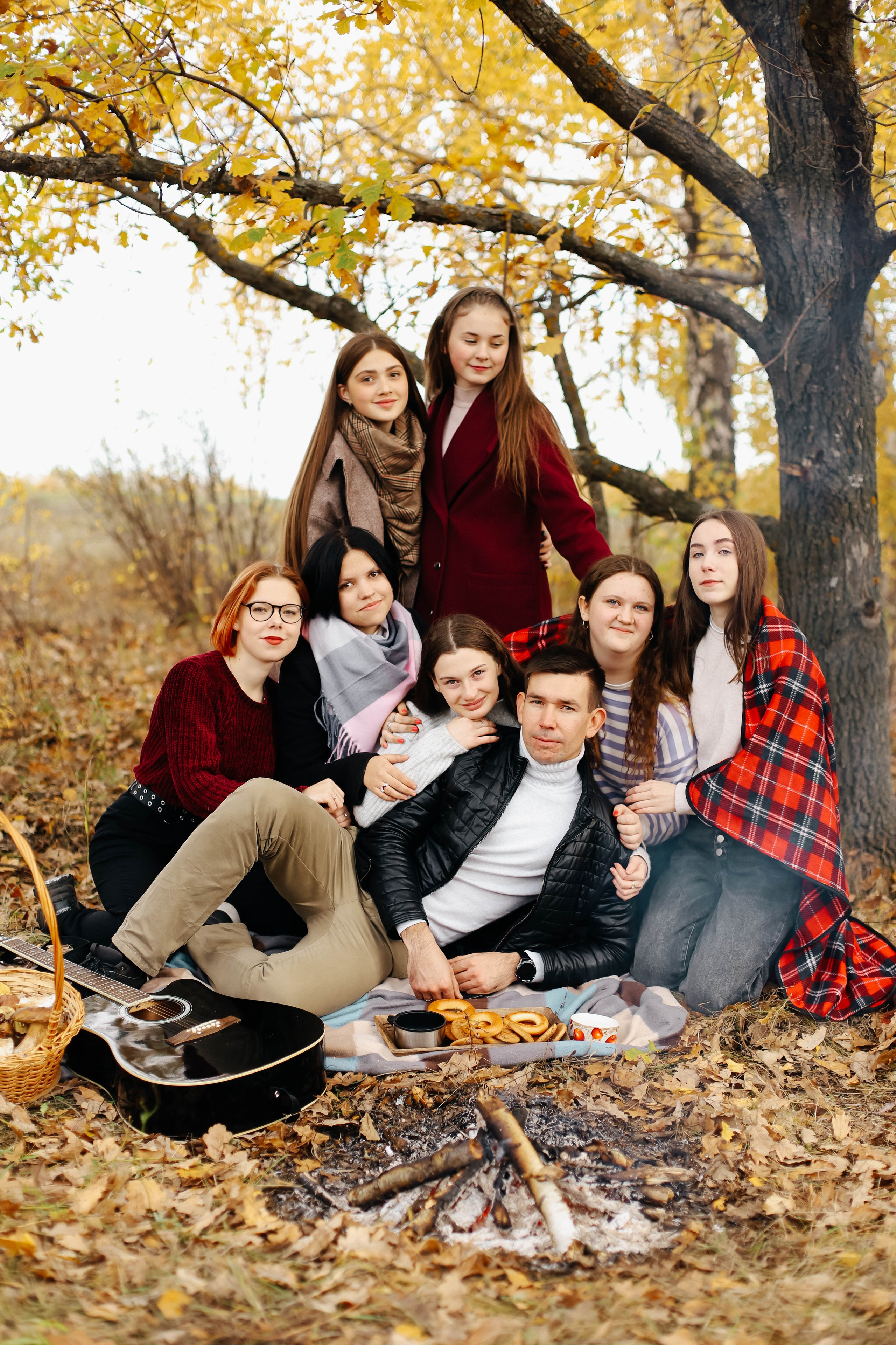 Осенняя фотосессия класса. Семейный и свадебный фотограф в Пензе Валерия Филюкова