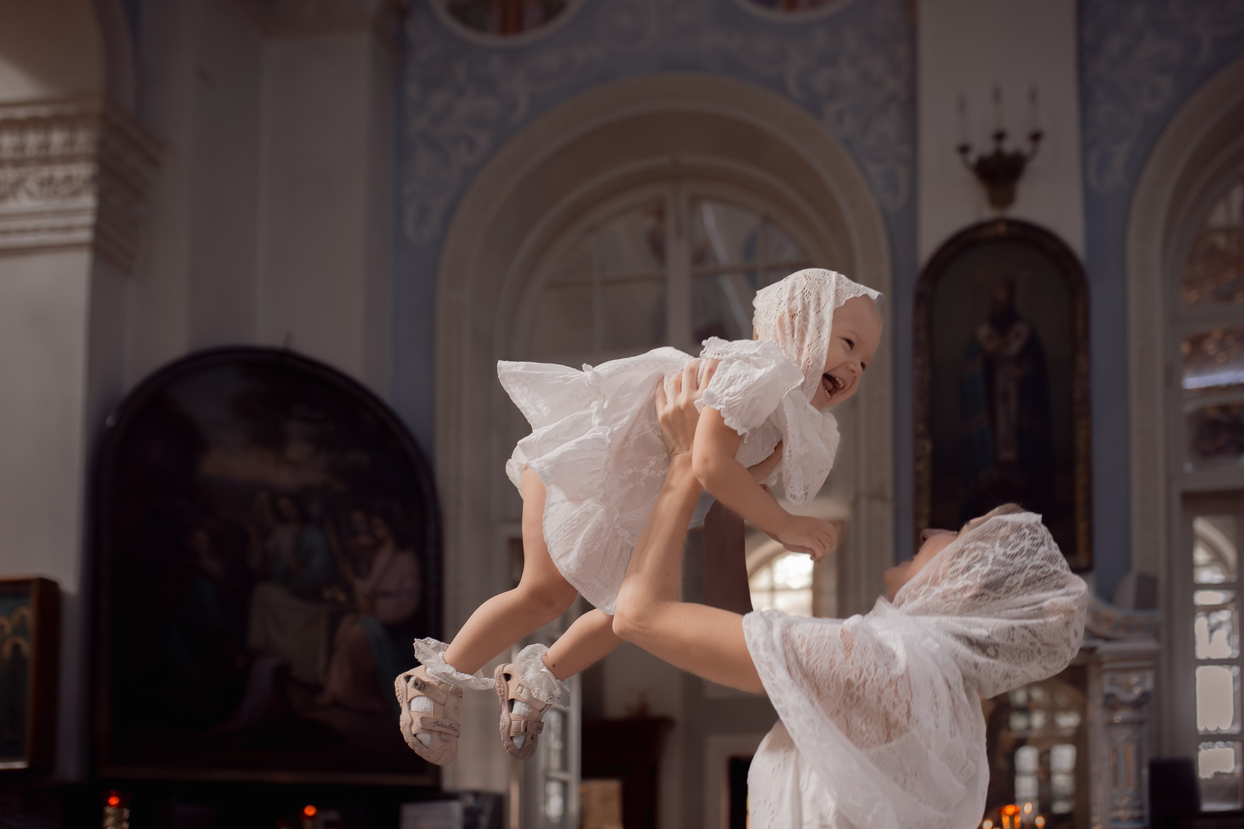 Крещение Алисы и Ксении. Фотограф на Крещение и Венчание в Ташкенте