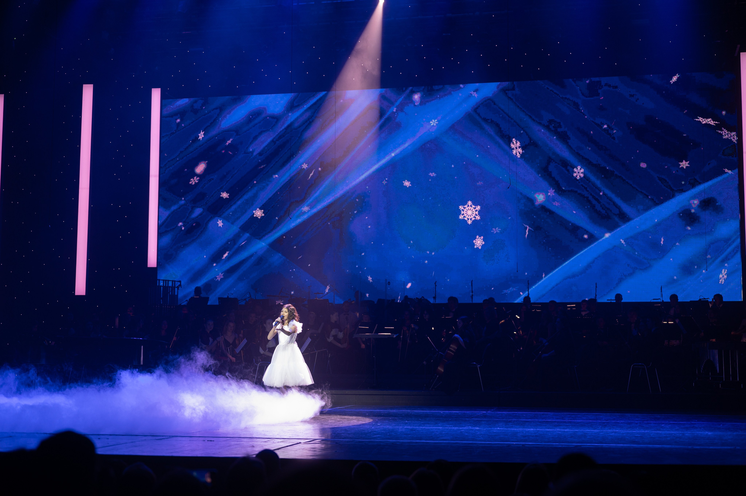 Отчетный концерт ДШИ «Гармония» «Зимняя гармония». Фотограф новорожденных, семейный детский в Тюмени Татьяна Морозова