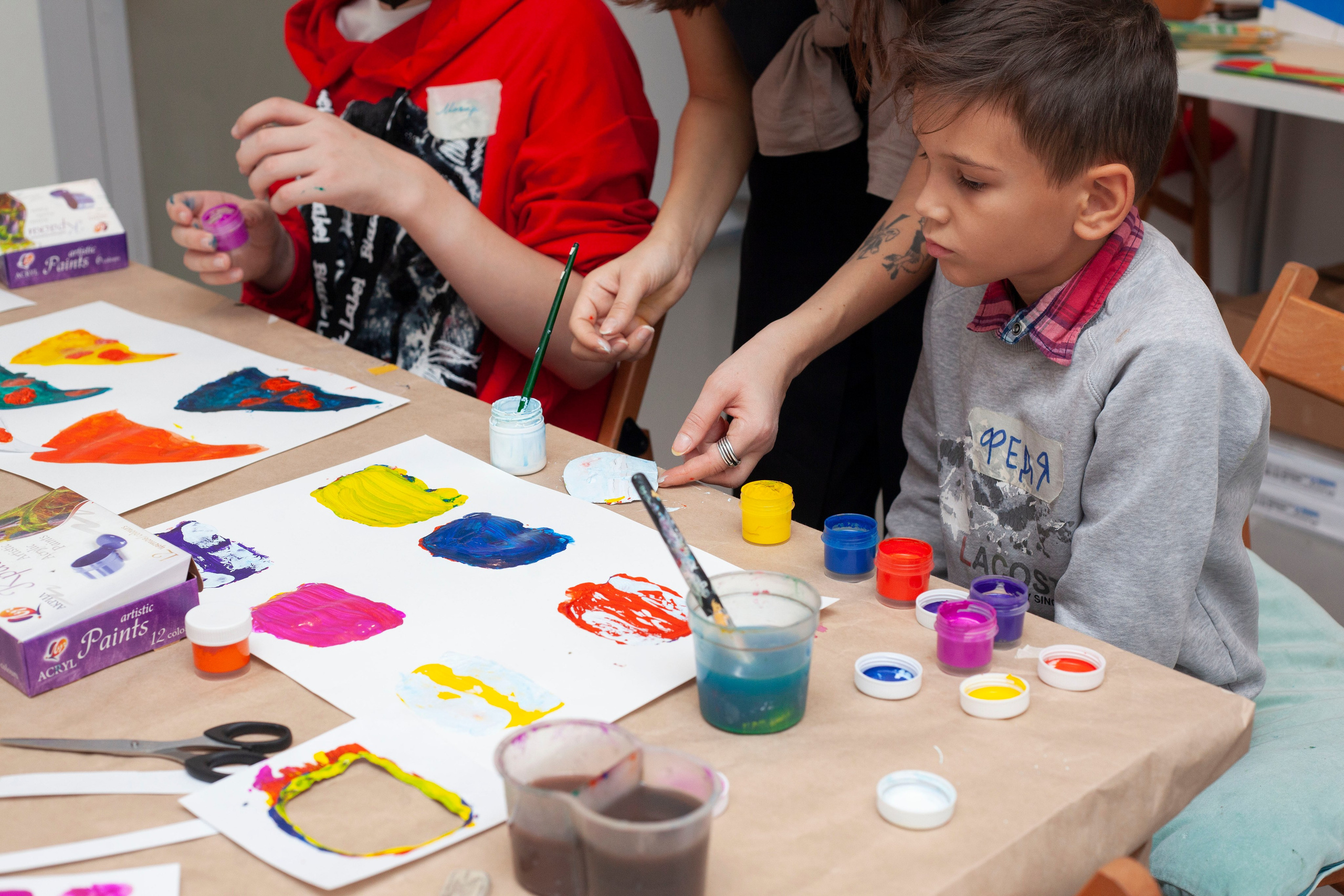 Детский мастер-класс в ММОМА. Stanislav Baryshev — People. Emotions. Atmosphere