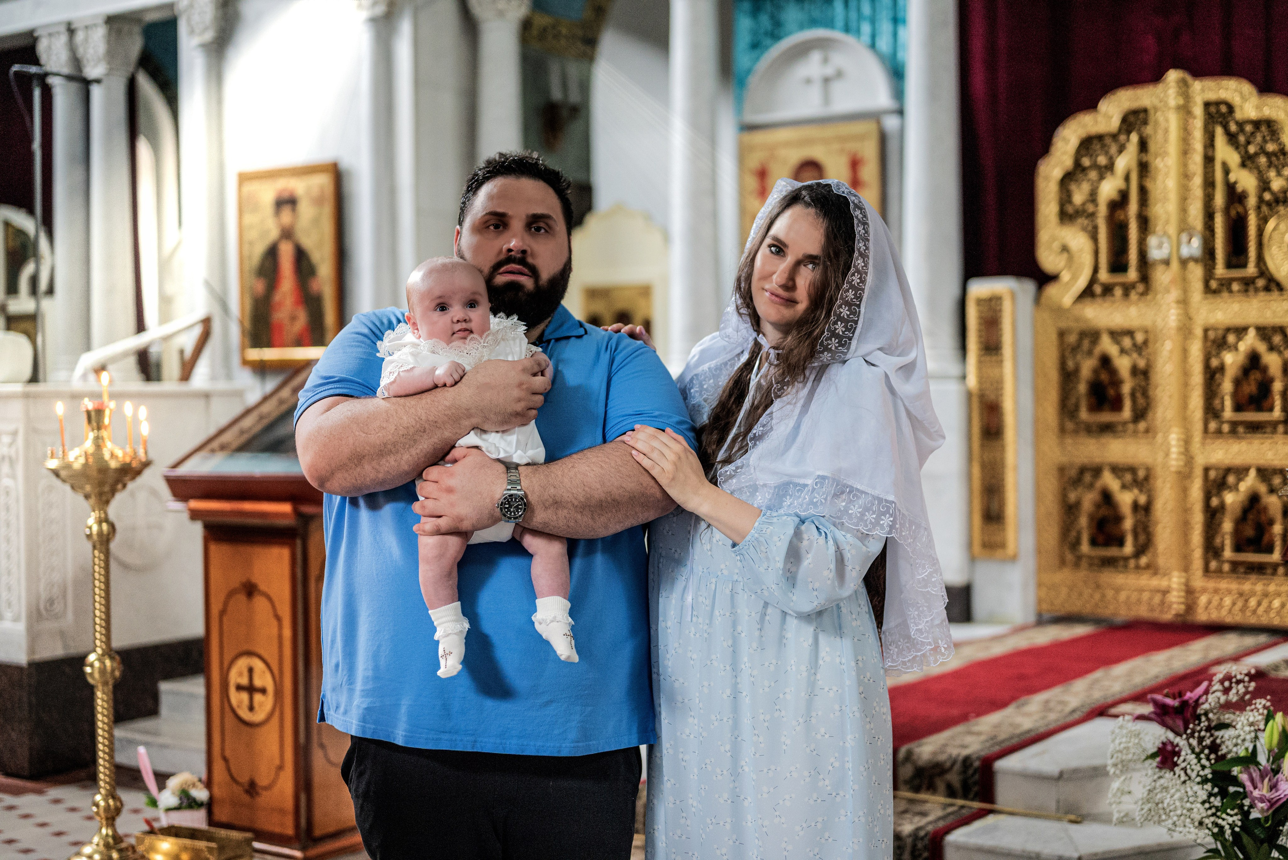 Крещение Анна. Семейный и детский фотограф Москва