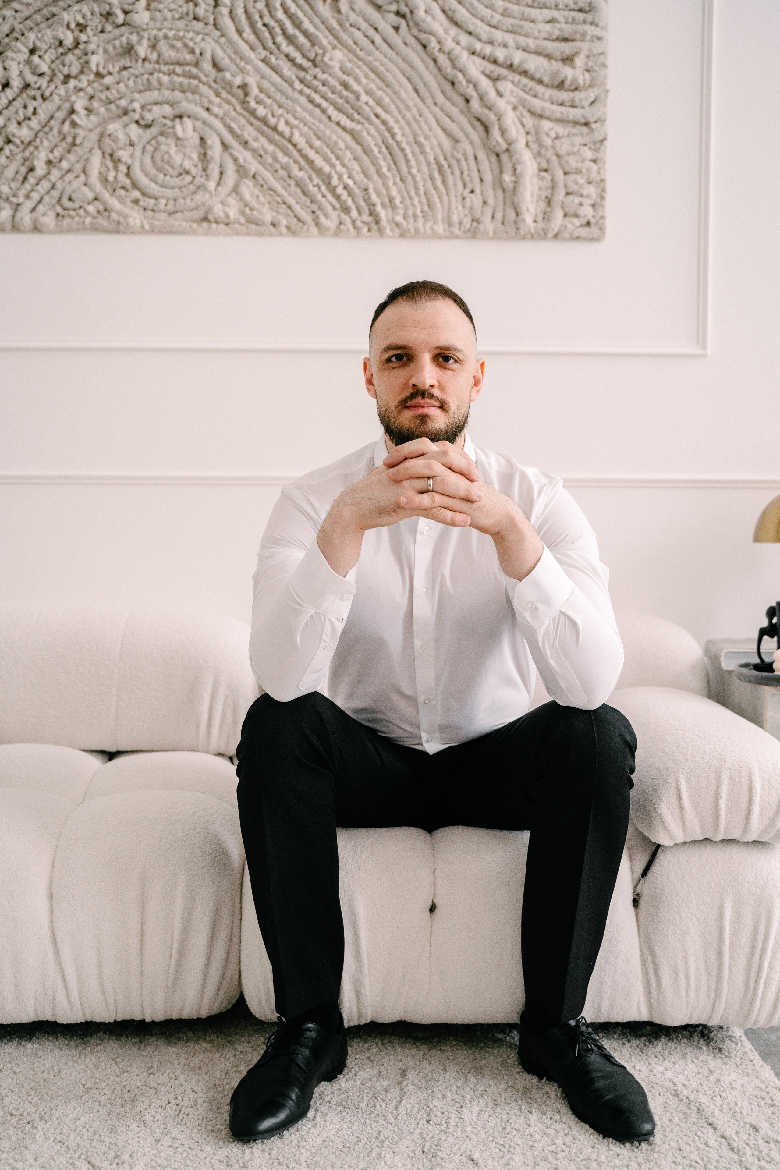 Свадебная фотосессия молодоженов в фотостудии. Свадебный и семейный фотограф из Воронежа|Москвы Бубнова Екатерина