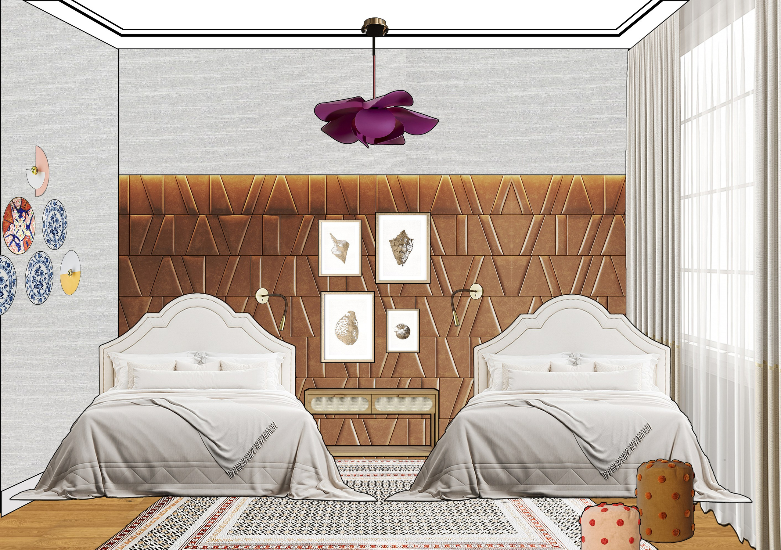 Various projects for decorating individual rooms. SHAIMERDINOVA INTERIORS