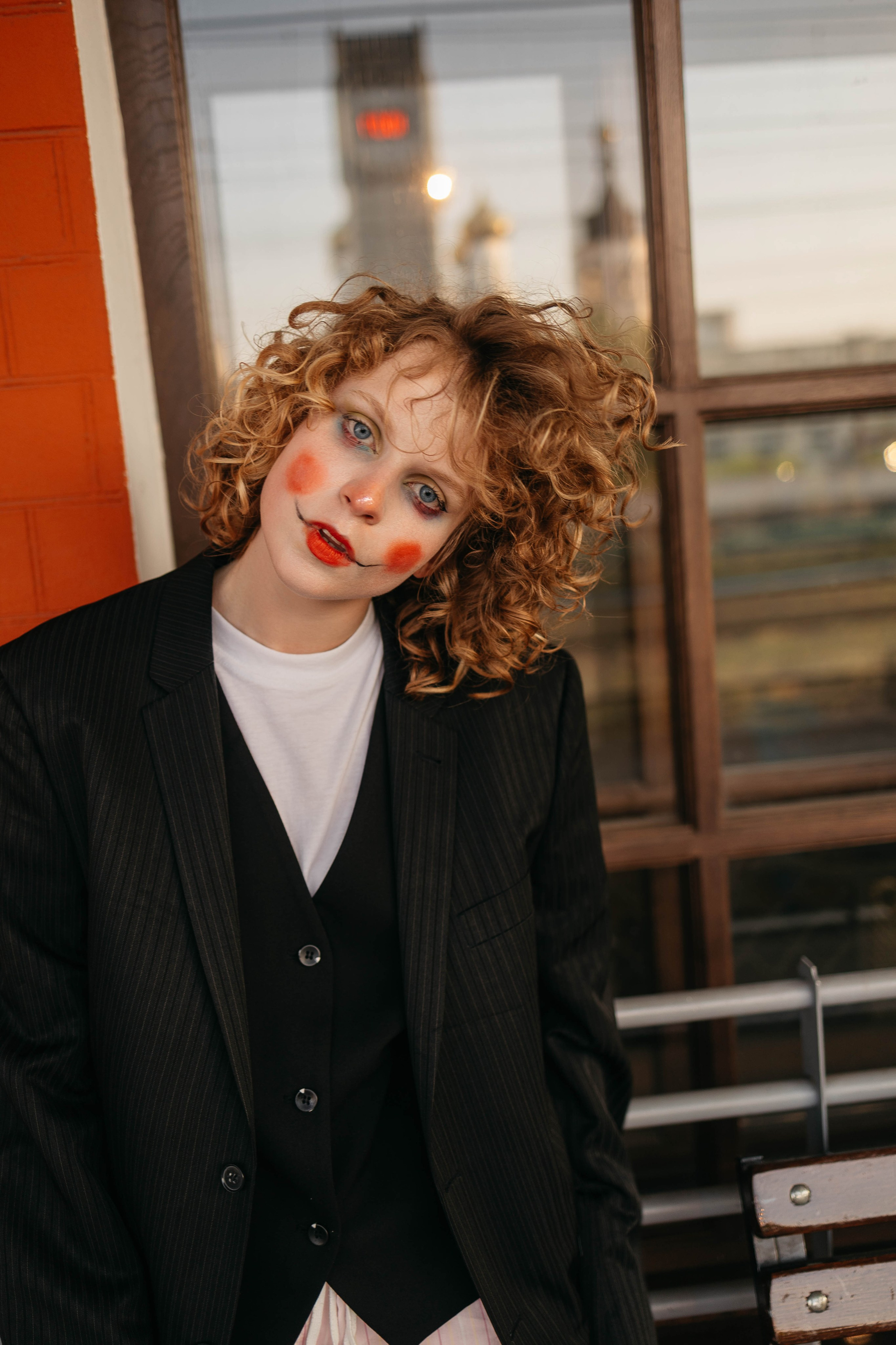 Закат на ЖД вокзале. Лиза. Фотограф в Твери Лагодная Яна