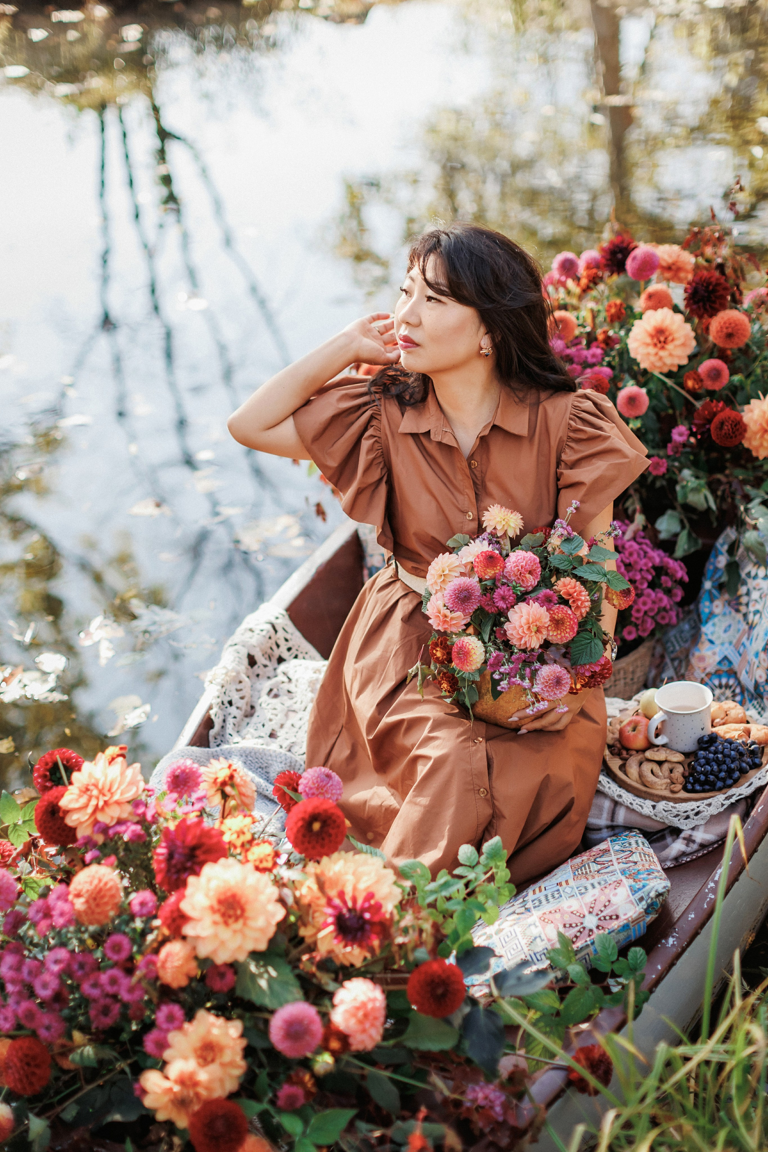 Фотопроект «Лодка в цветах». Свадебный, семейный и детский фотограф в городе Партизанск, Находка