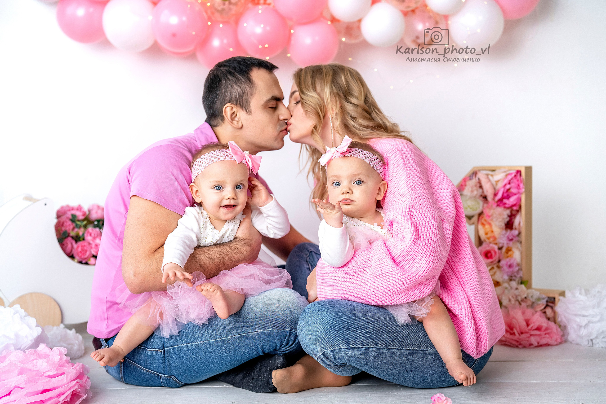 Двойняшки. Детский и семейный фотограф в Москве Анастасия Стегниенко