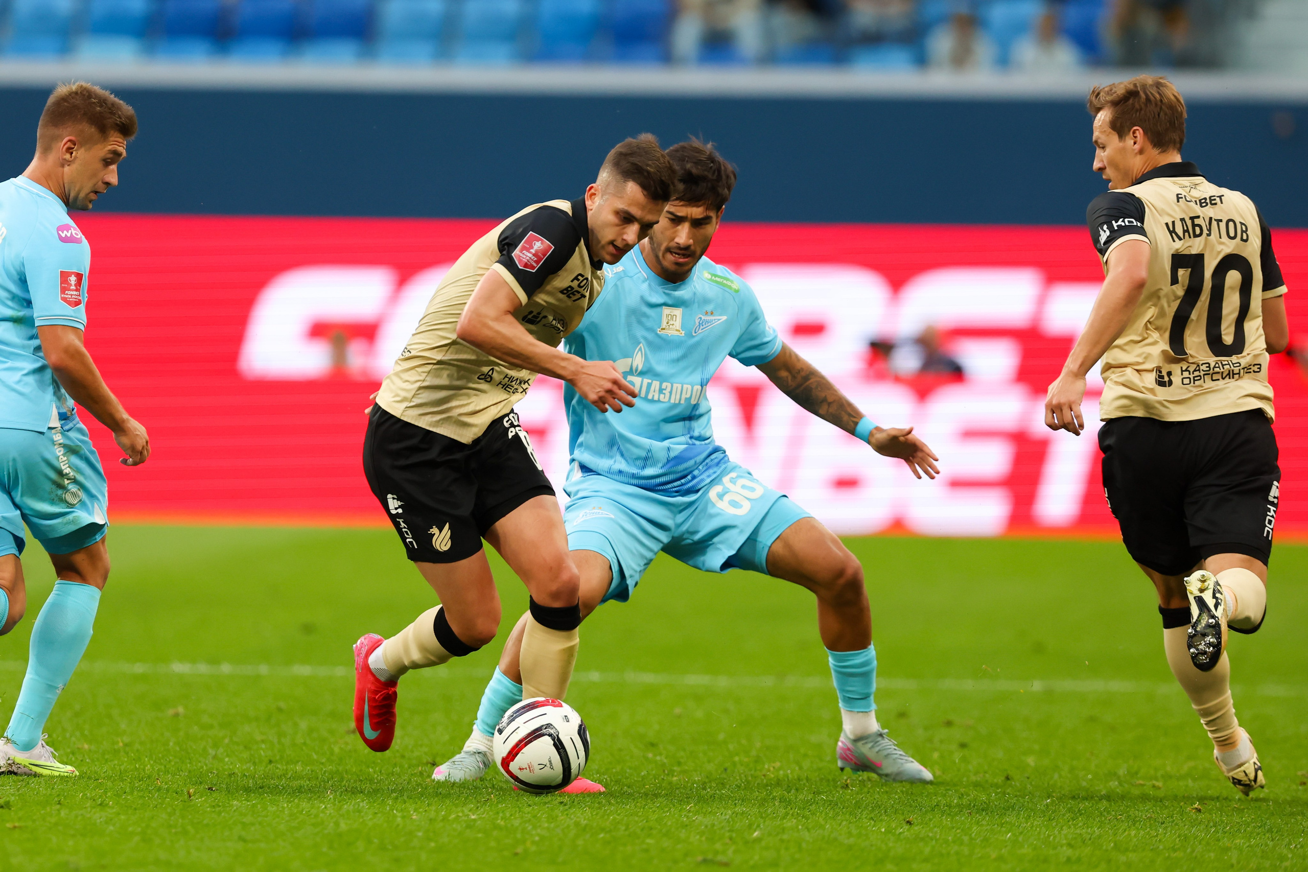ФК Зенит — ФК Рубин Кубок России 2025/26 12.08.2025. Спортивный и репортажный фотограф Антон Тереханов