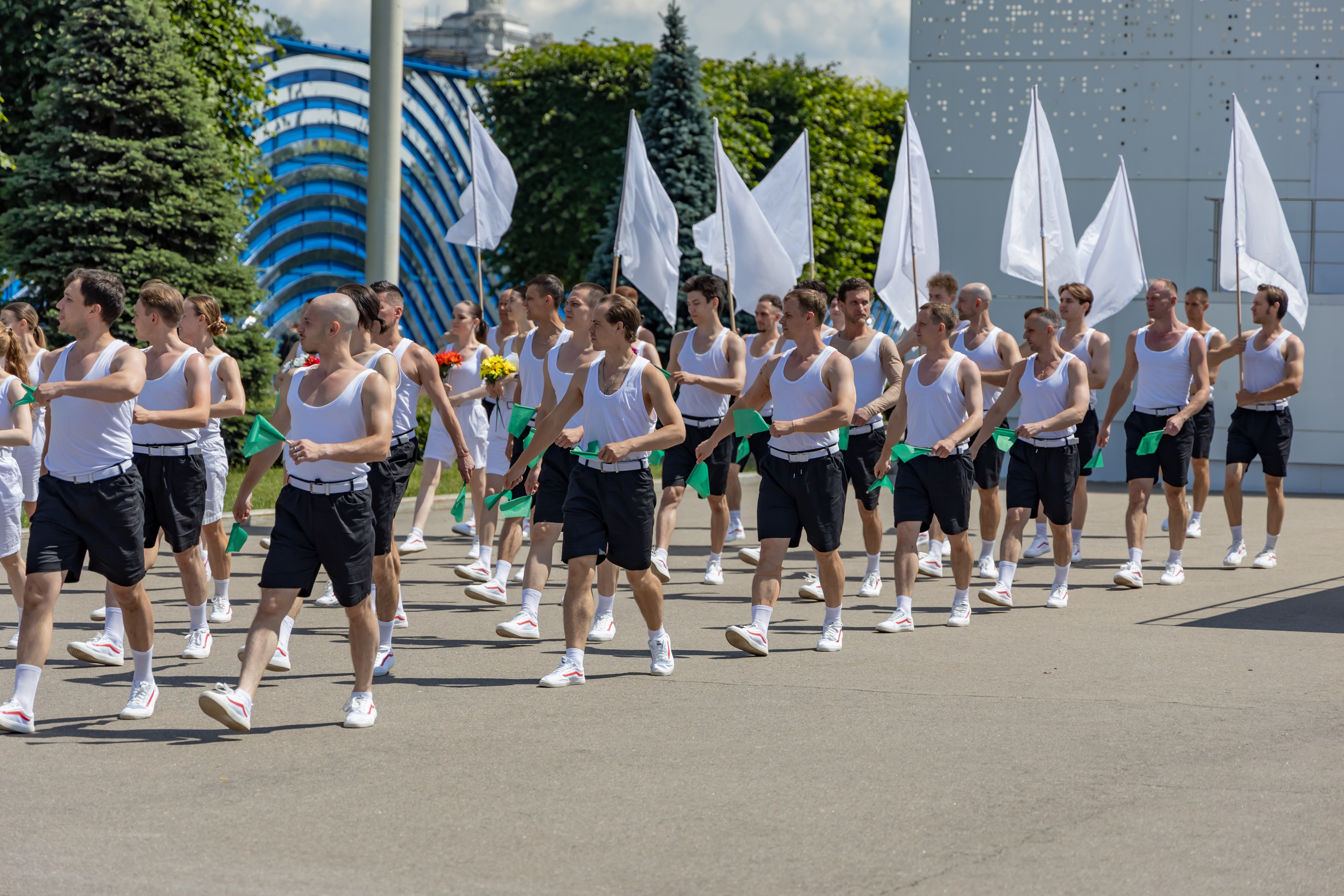 Времена и эпохи. Парад физкультурников 2024 на ВДНХ. Репортажный, семейный и студийный фотограф в Москве Демин Алексей