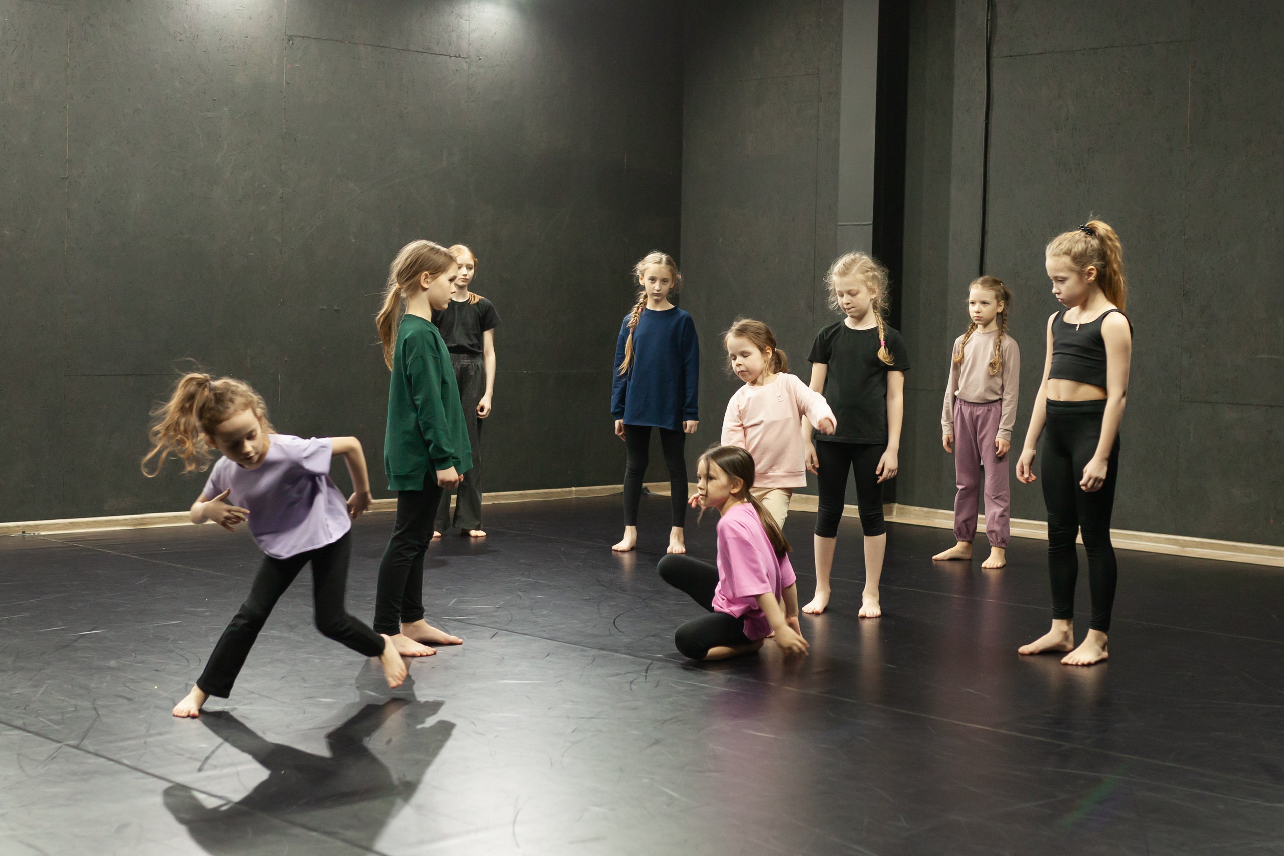 Театр современного танца GLYPTIC дети. Семейный и женский фотограф, стильный репортаж в г. Новосибирск