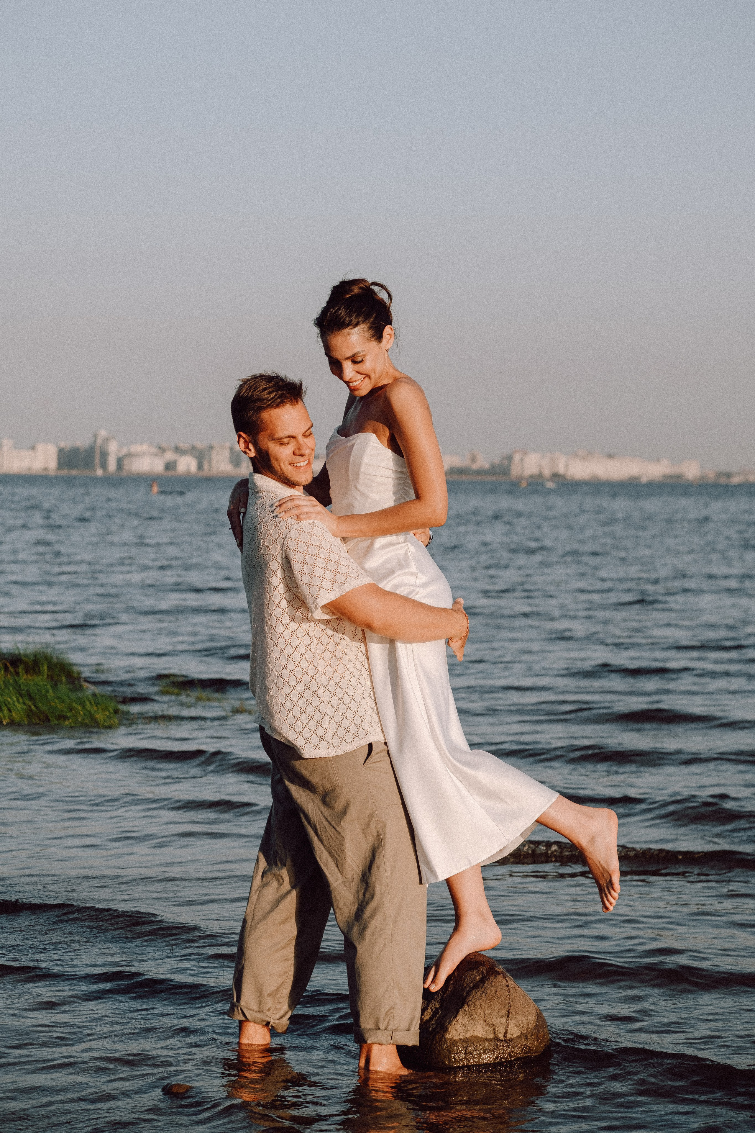 СВАДЕБНАЯ ФОТОСЕССИЯ ВЫЕЗДНОЙ ЦЕРЕМОНИИ (ФИНСКИЙ ЗАЛИВ). Профессиональный фотограф, Санкт-Петербург — Виктория Богомолова