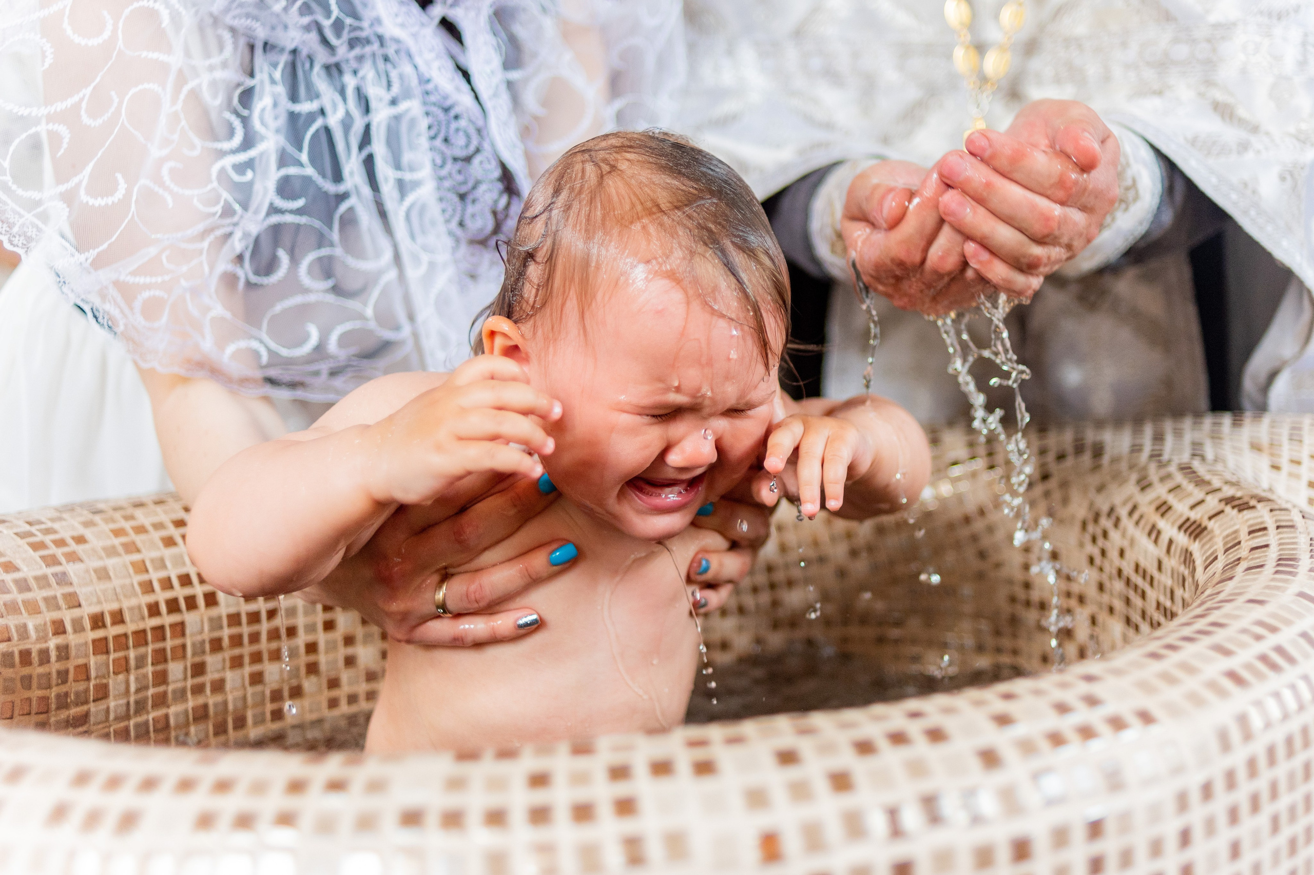 Крещение Ники. Фотограф Юлия Попова