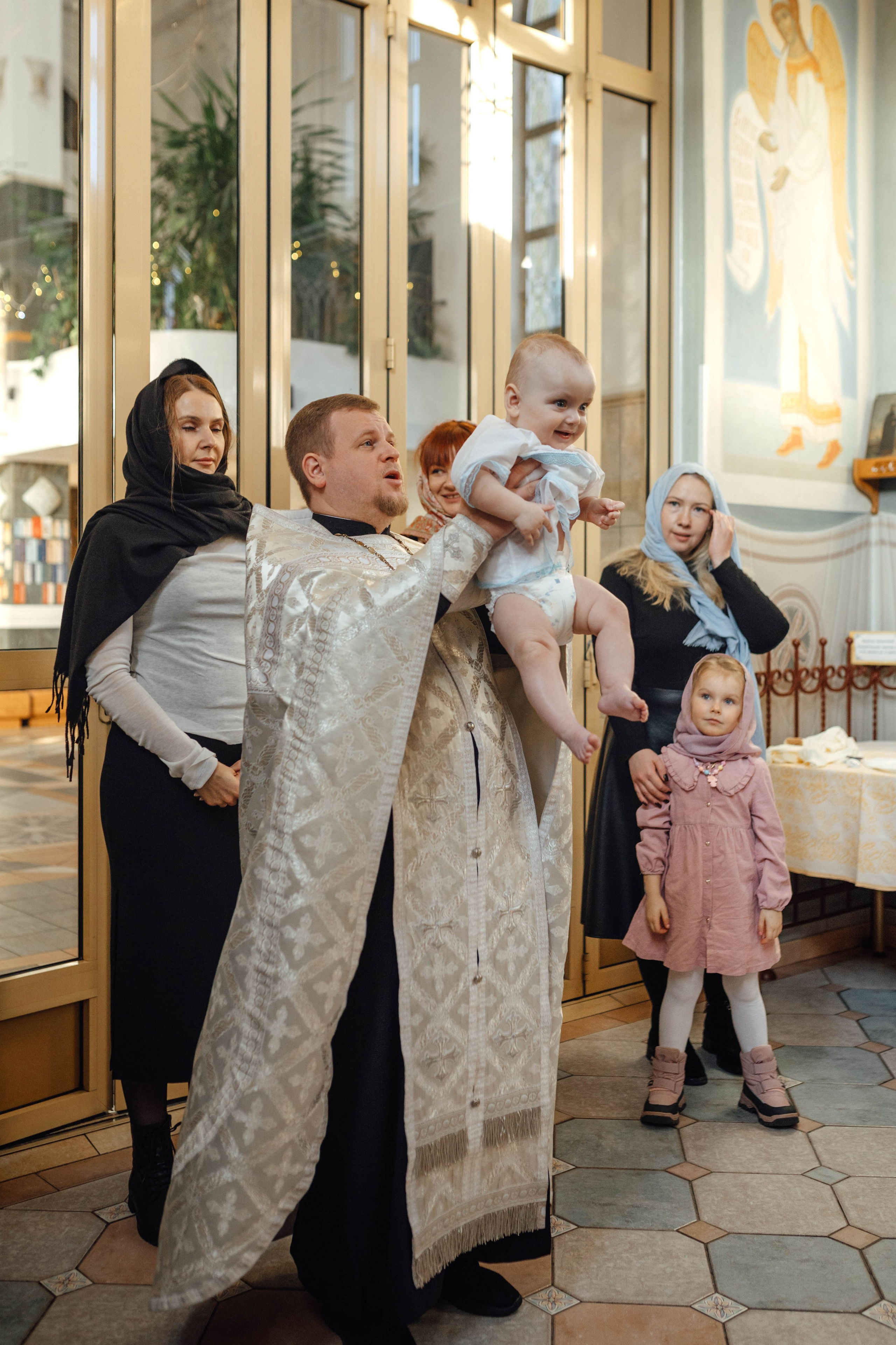 Крещение Александра, храм Иова Многострадального (Дом Милосердия), Минск, январь 2026