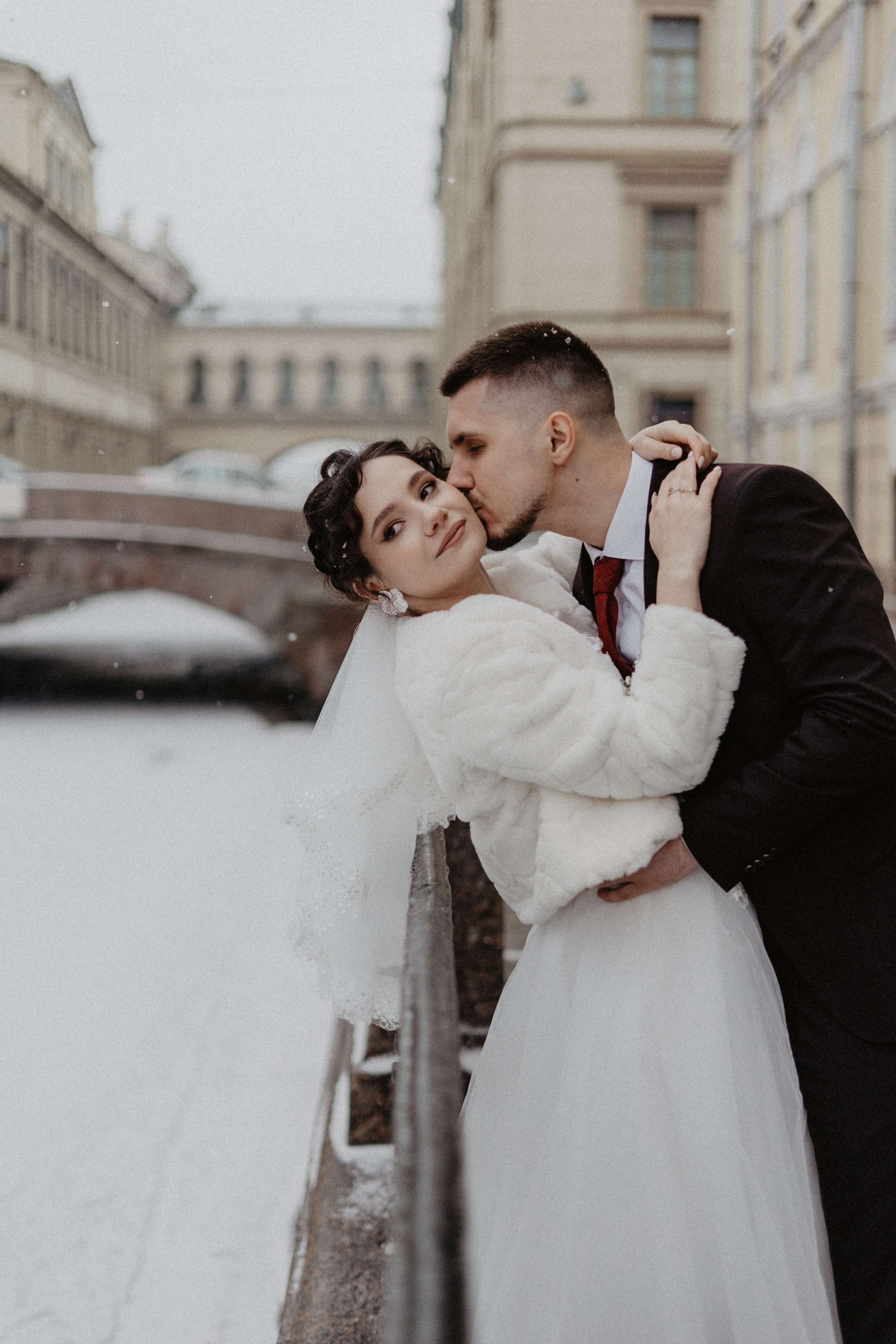 Ангелина & Антон | Пока идет снег. Контент фотограф в Санкт-Петербурге | Дина Альбур