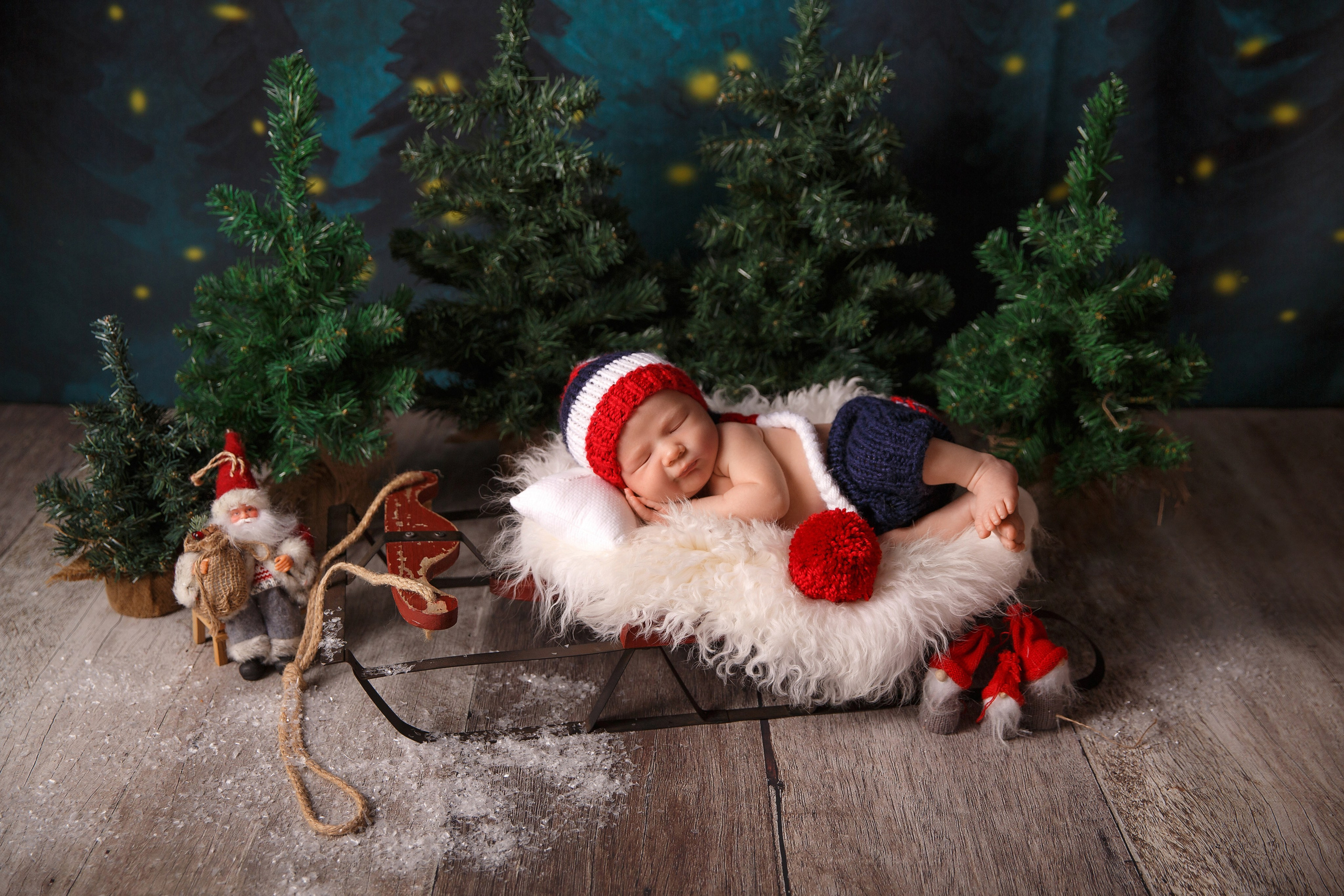 Deep blue. Фотограф новорожденных, семейный фотограф в Санкт-Петербурге