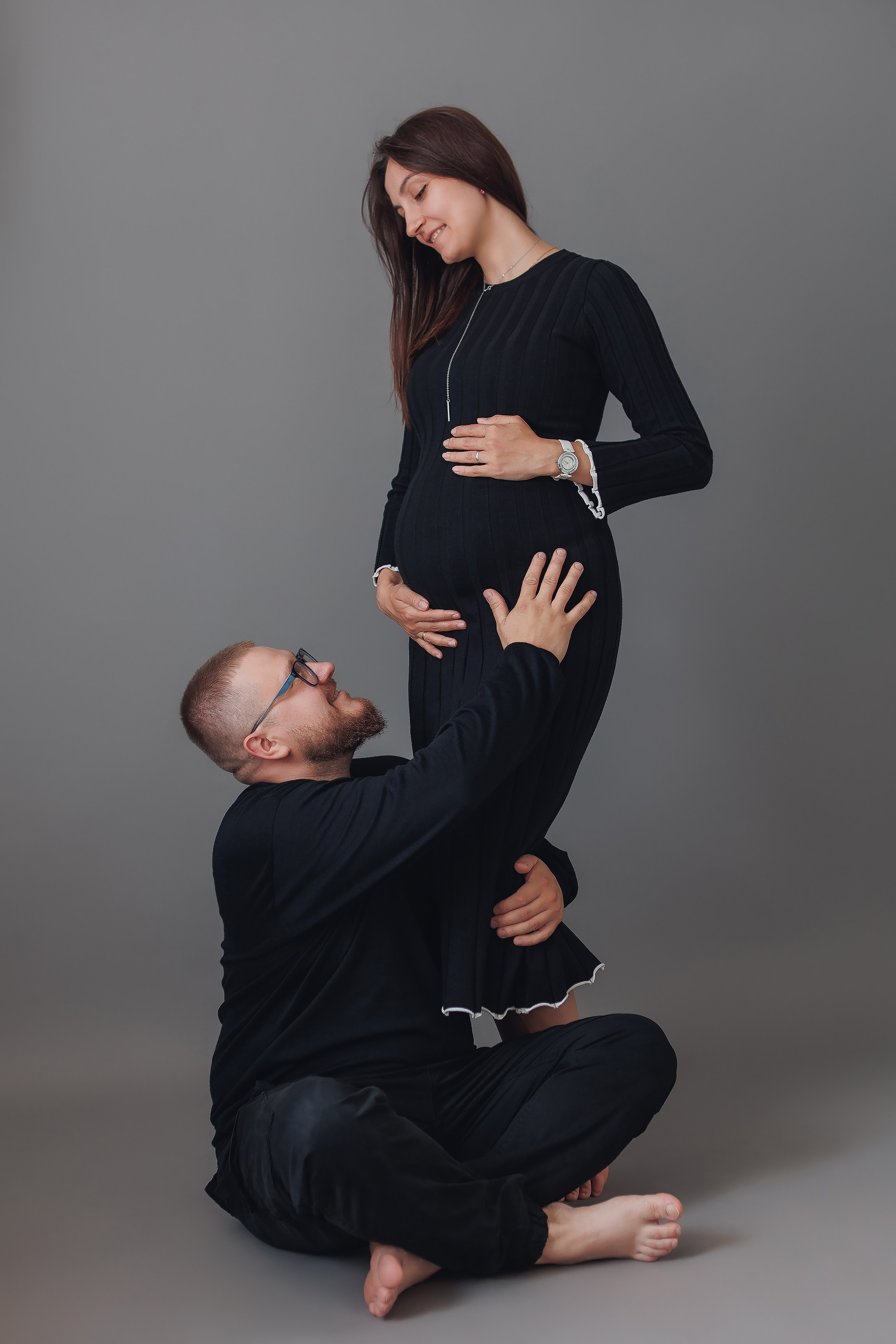 Фотосессия беременности в моей мини студии. Фотостудия СМУЗИ