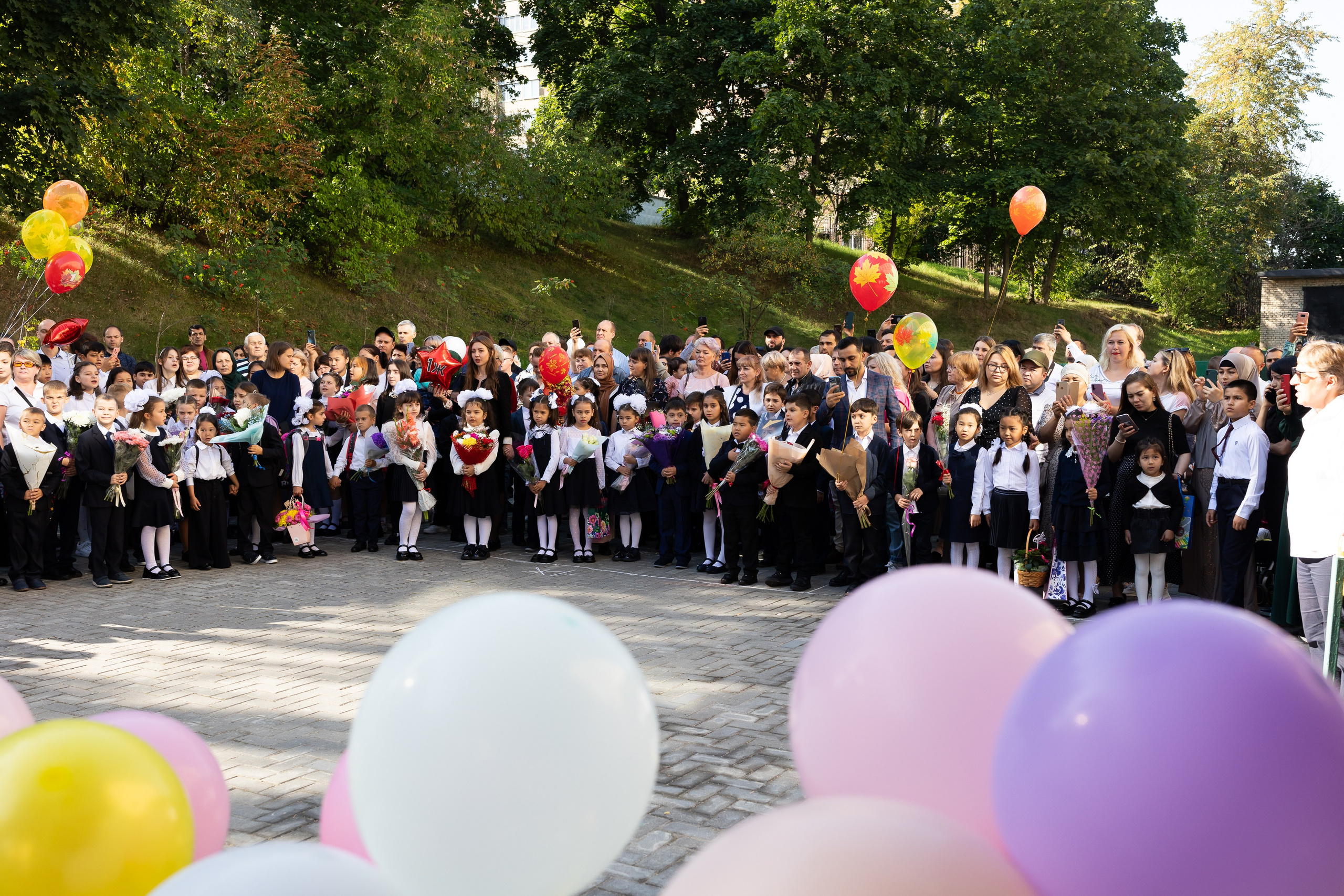 Линейка 1 сентября. Профессиональный Фотограф в Москве Андрей Славнов