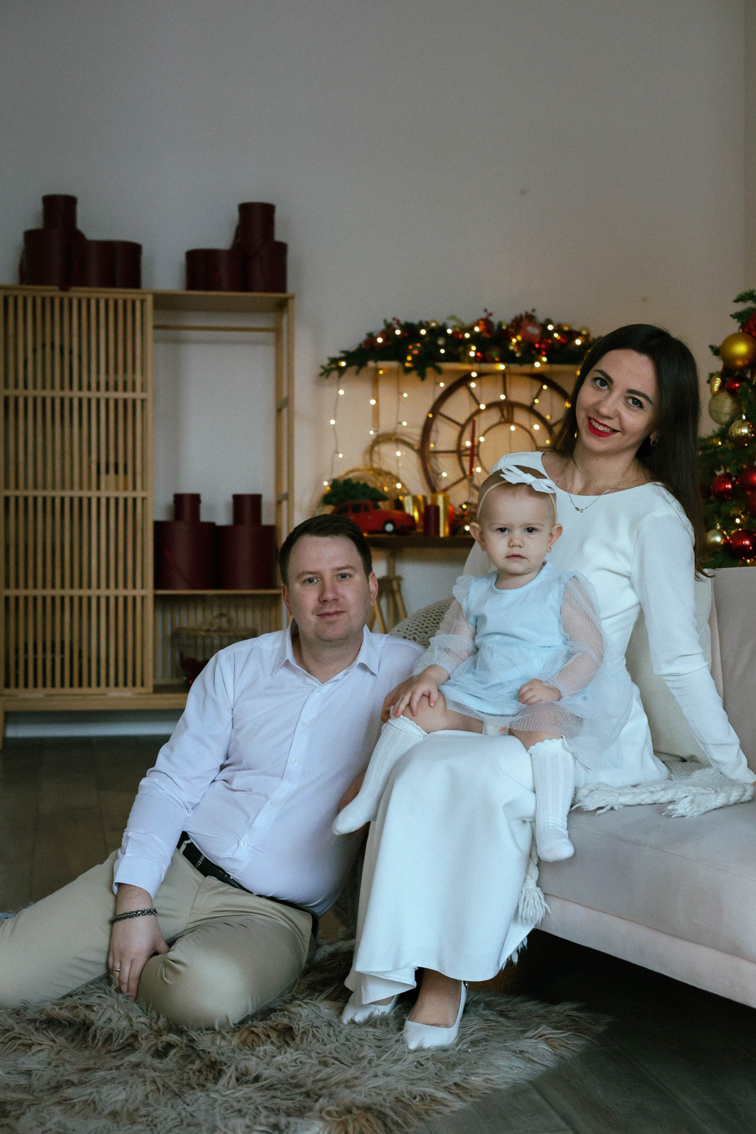 Новогодняя история «Ирина и ее семья». Фотограф в Москве Анастасия Калинина