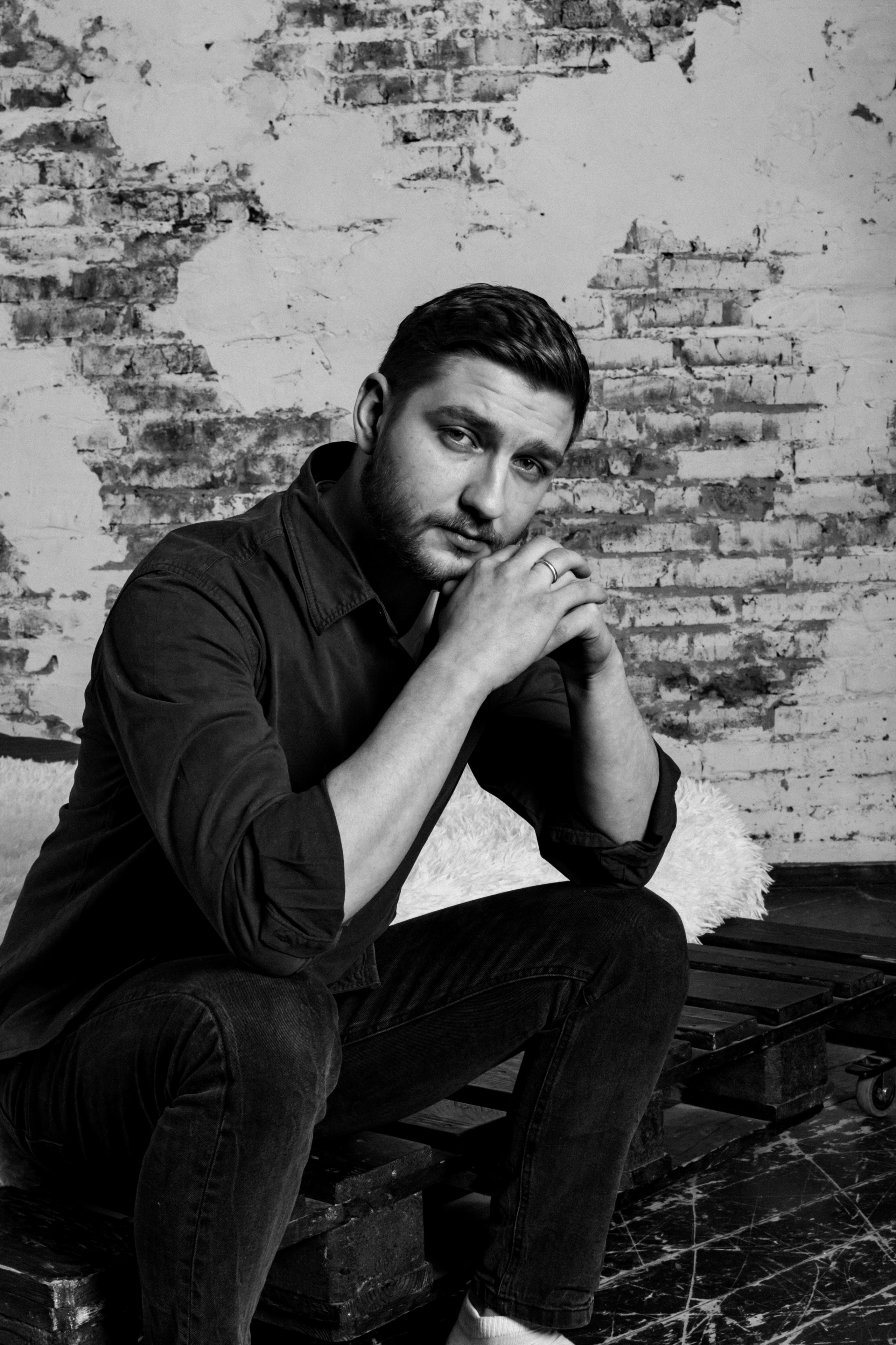 Нежности в студии (Никита, Вера). Портретный и репортажный Фотограф в Москве Александра Комарницкая