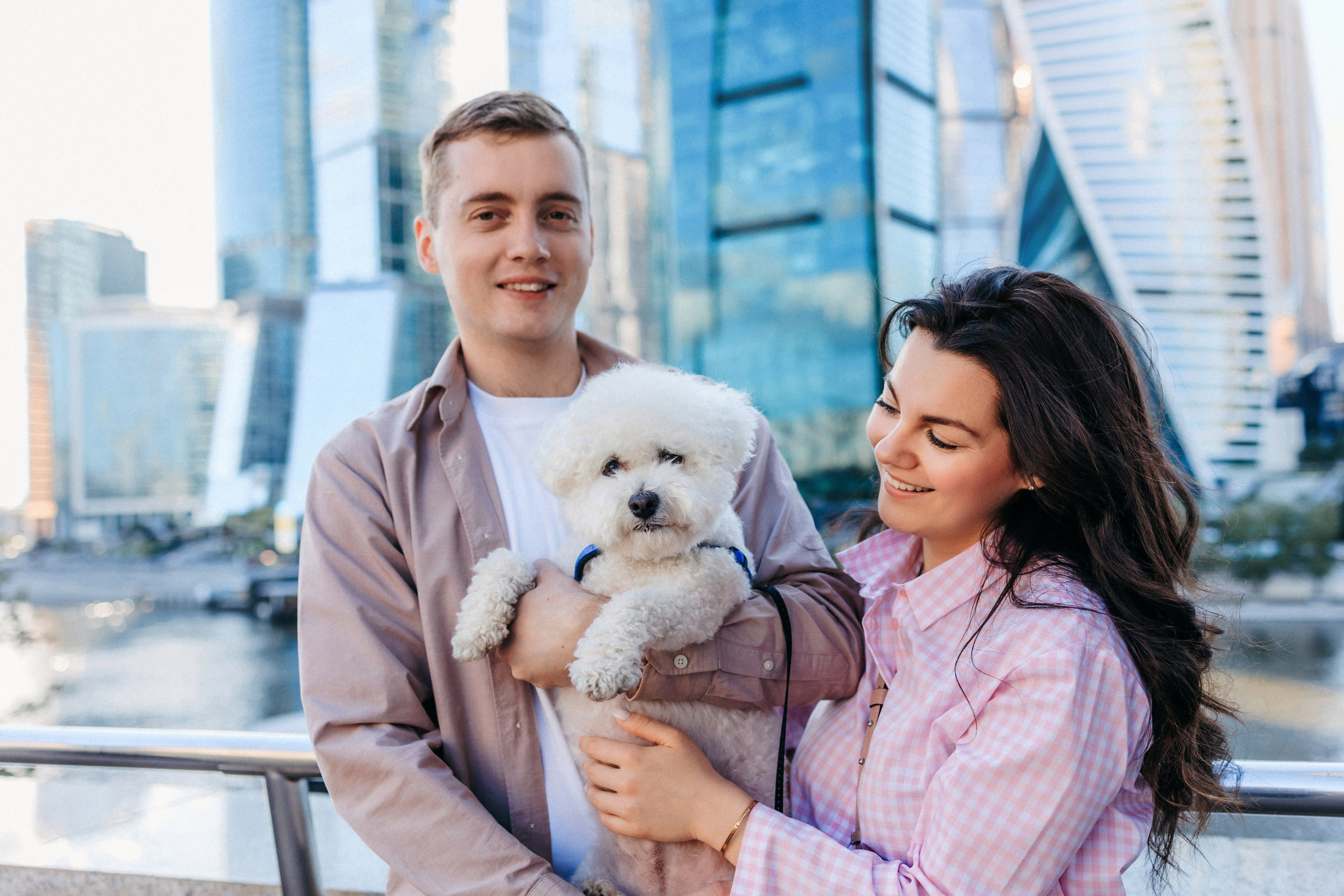 Марина, Данил и Бруно. Фотограф-анималист Елена Радченко, Москва