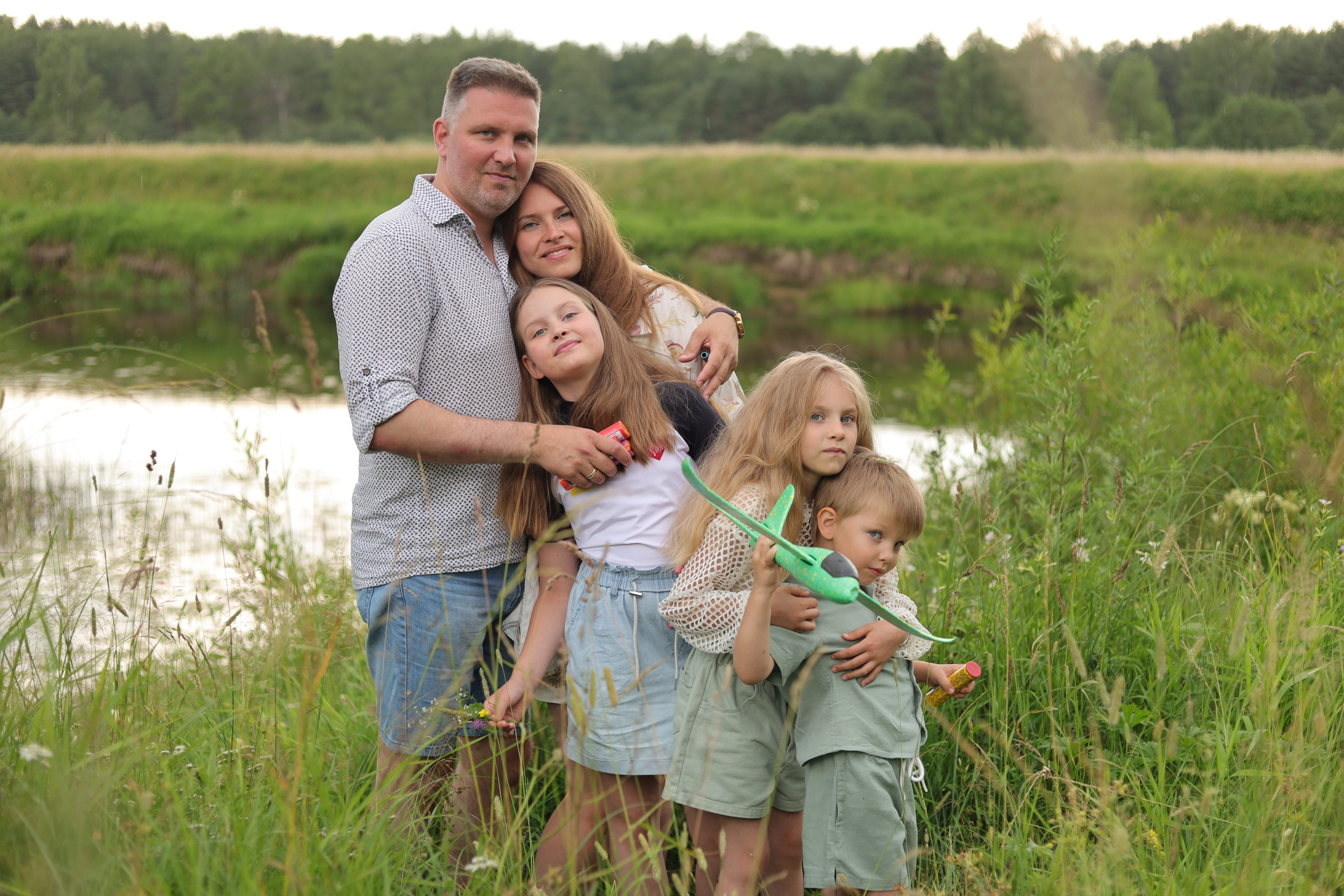 Семья Ергуновых. Фотограф Надежда Гольцева