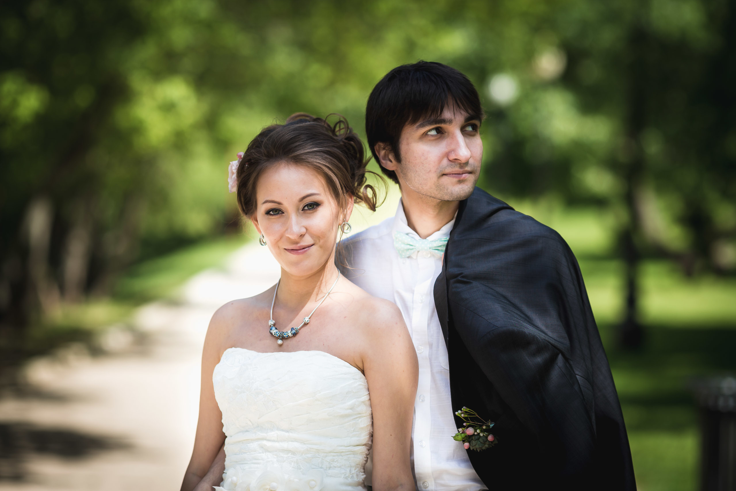 Свадебная фотосессия в парке