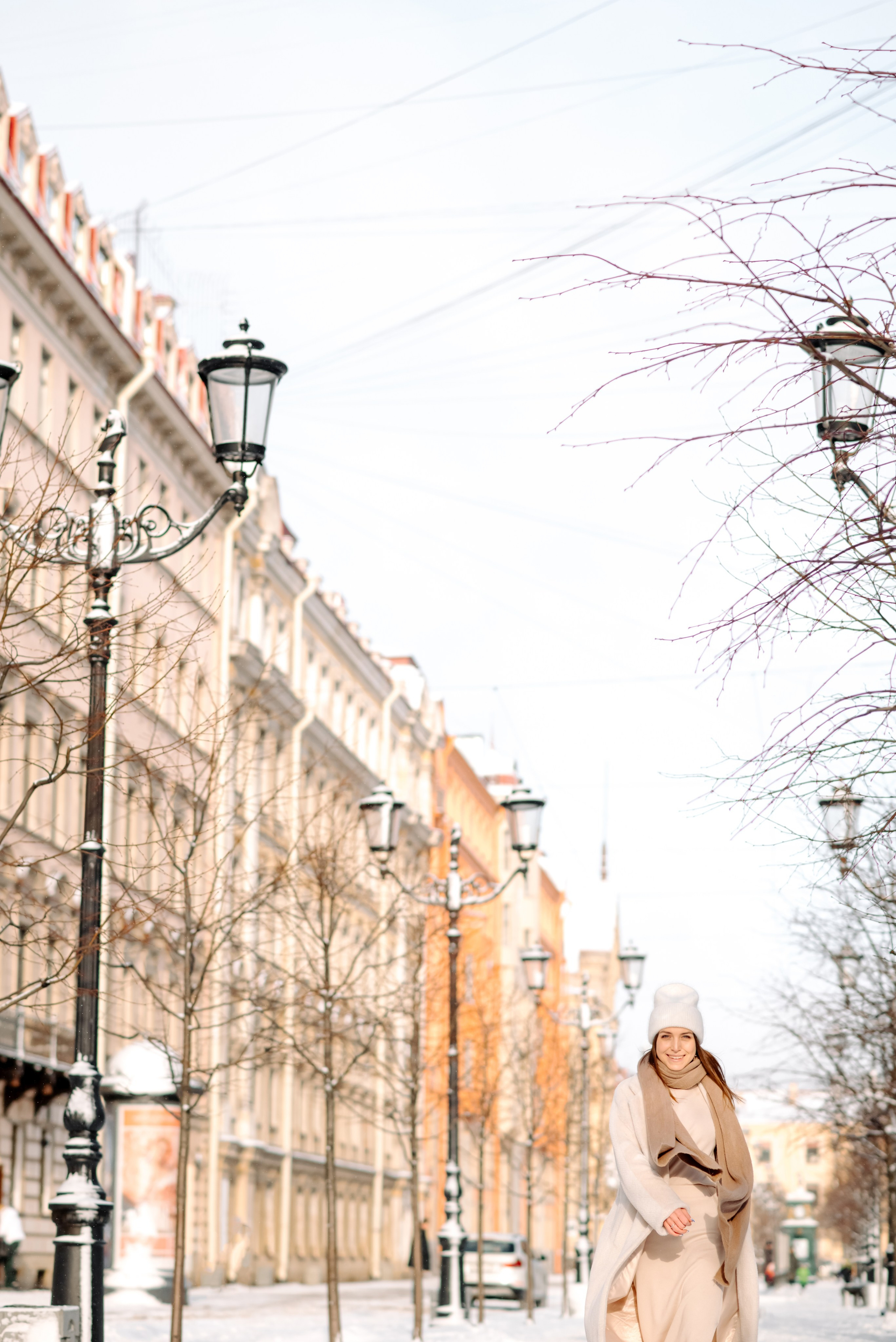 Прогулка по зимнему городу. Свадебный и сеейный фотограф в Санкт-Петербурге Елена Худякова