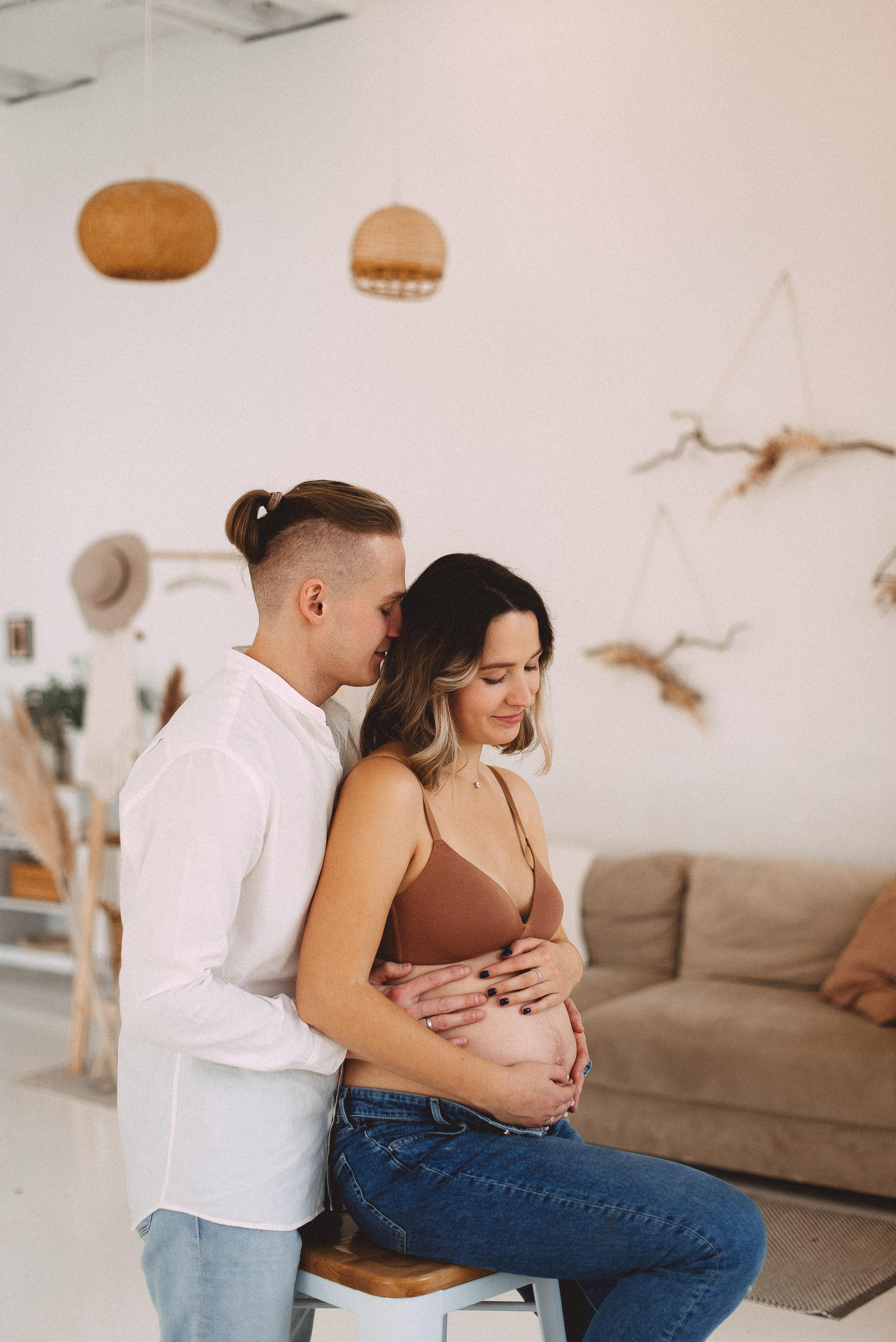 Саша, Петя и Аня в ожидании второго малыша. Семейная фотосессия Бутово Москва фотограф Алина Морщагина