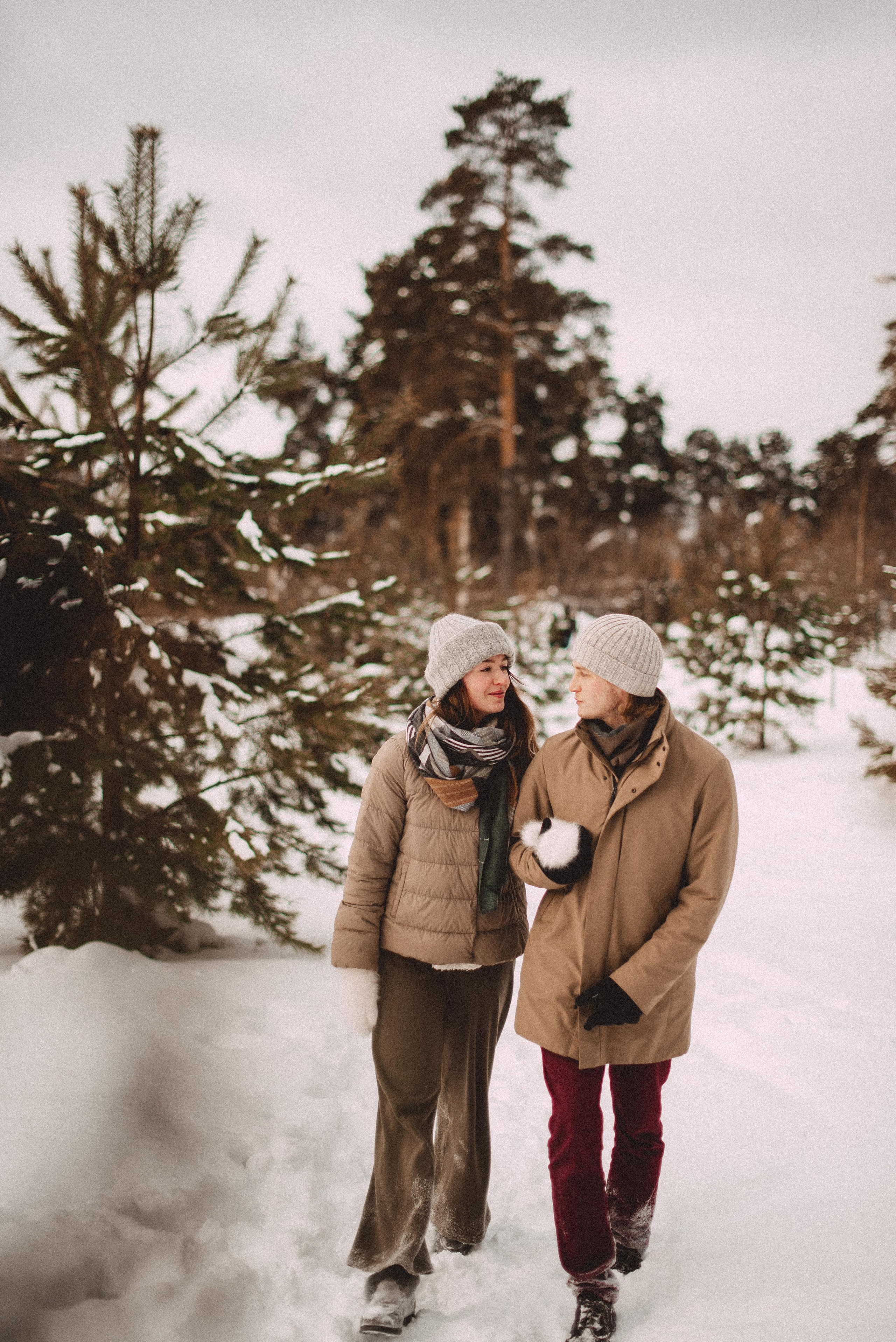 Зимняя прогулка. Семейная фотосессия Бутово Москва фотограф Алина Морщагина