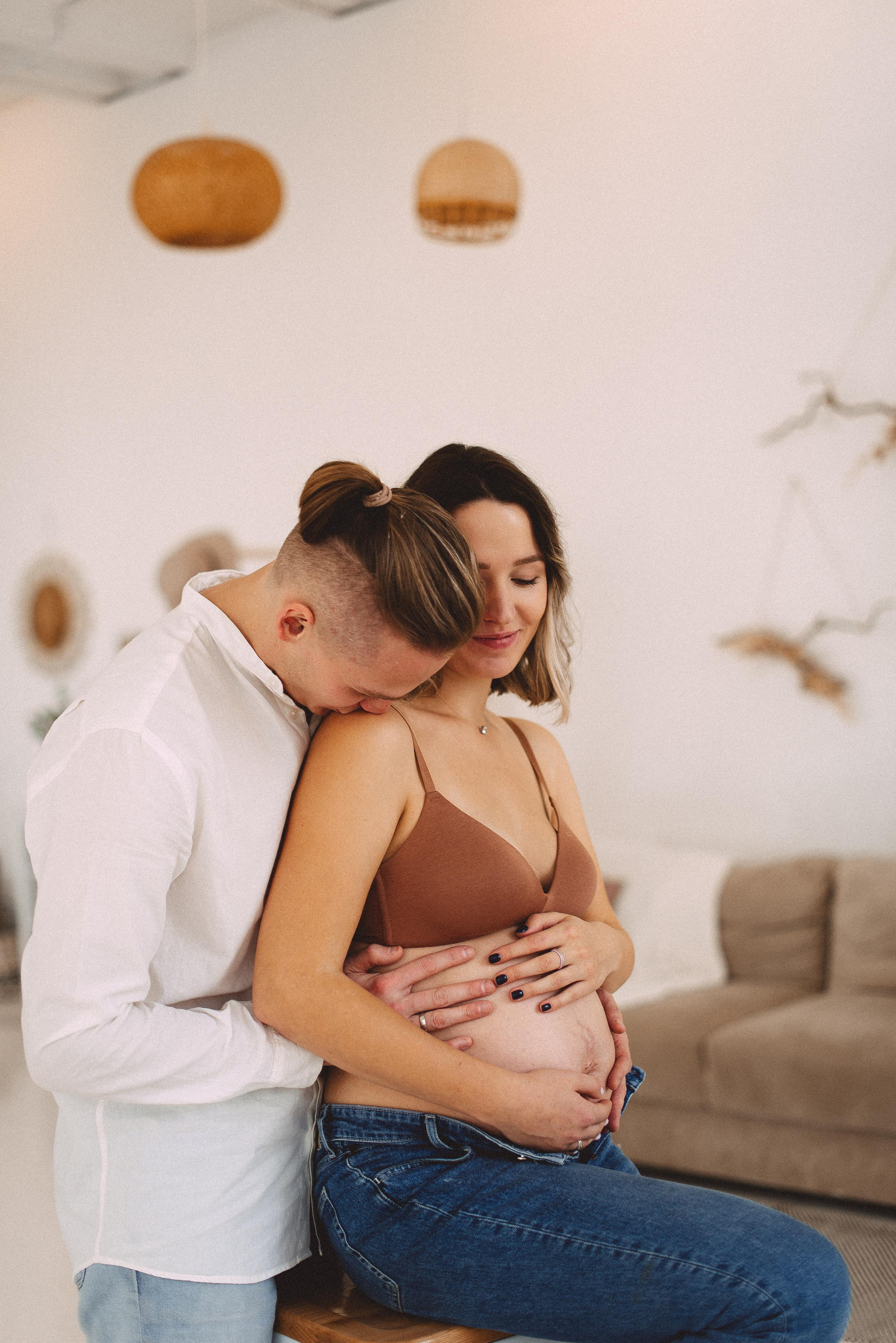 Саша, Петя и Аня в ожидании второго малыша. Семейная фотосессия Бутово Москва фотограф Алина Морщагина