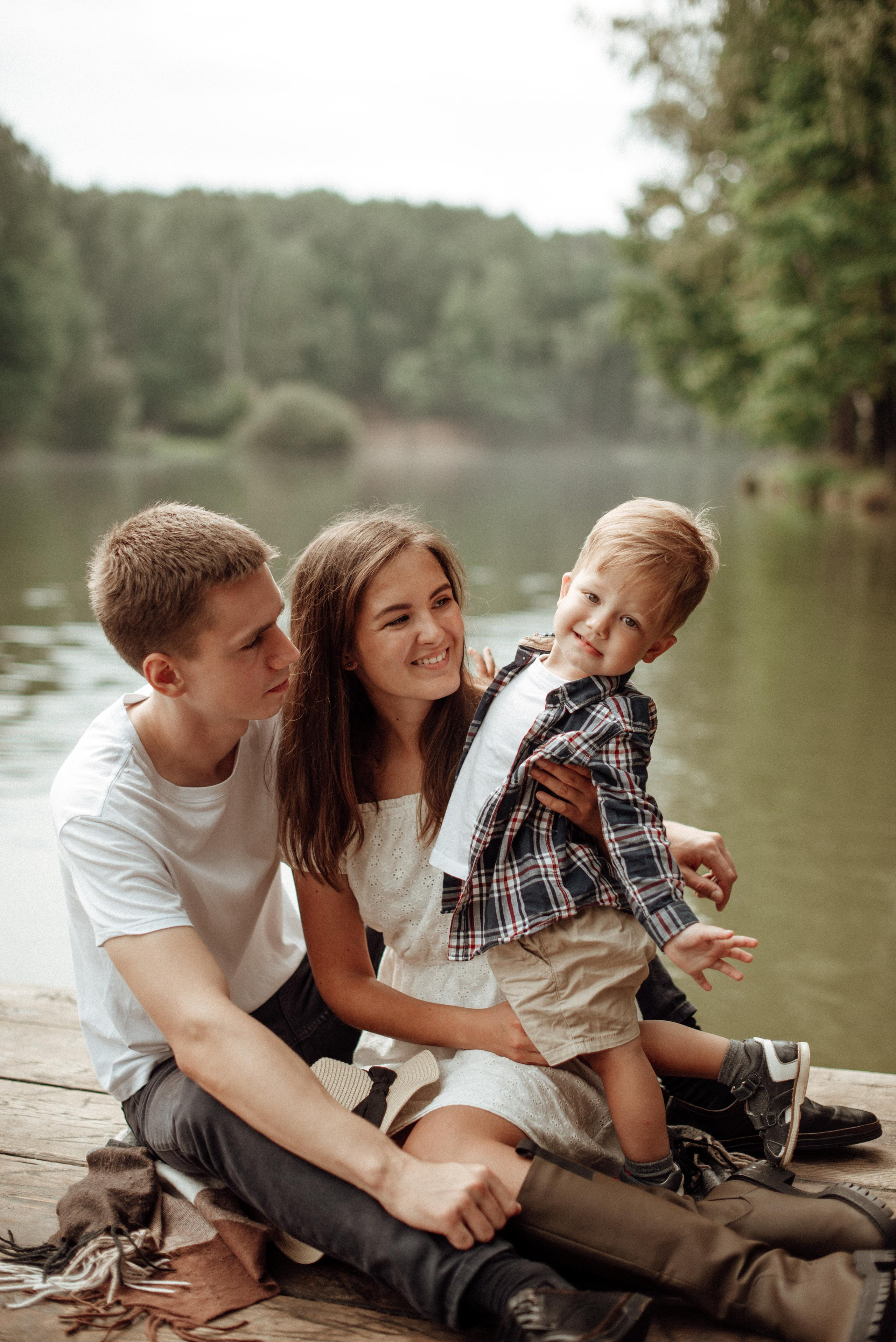 Богдану 2 годика. Семейная фотосессия Бутово Москва фотограф Алина Морщагина