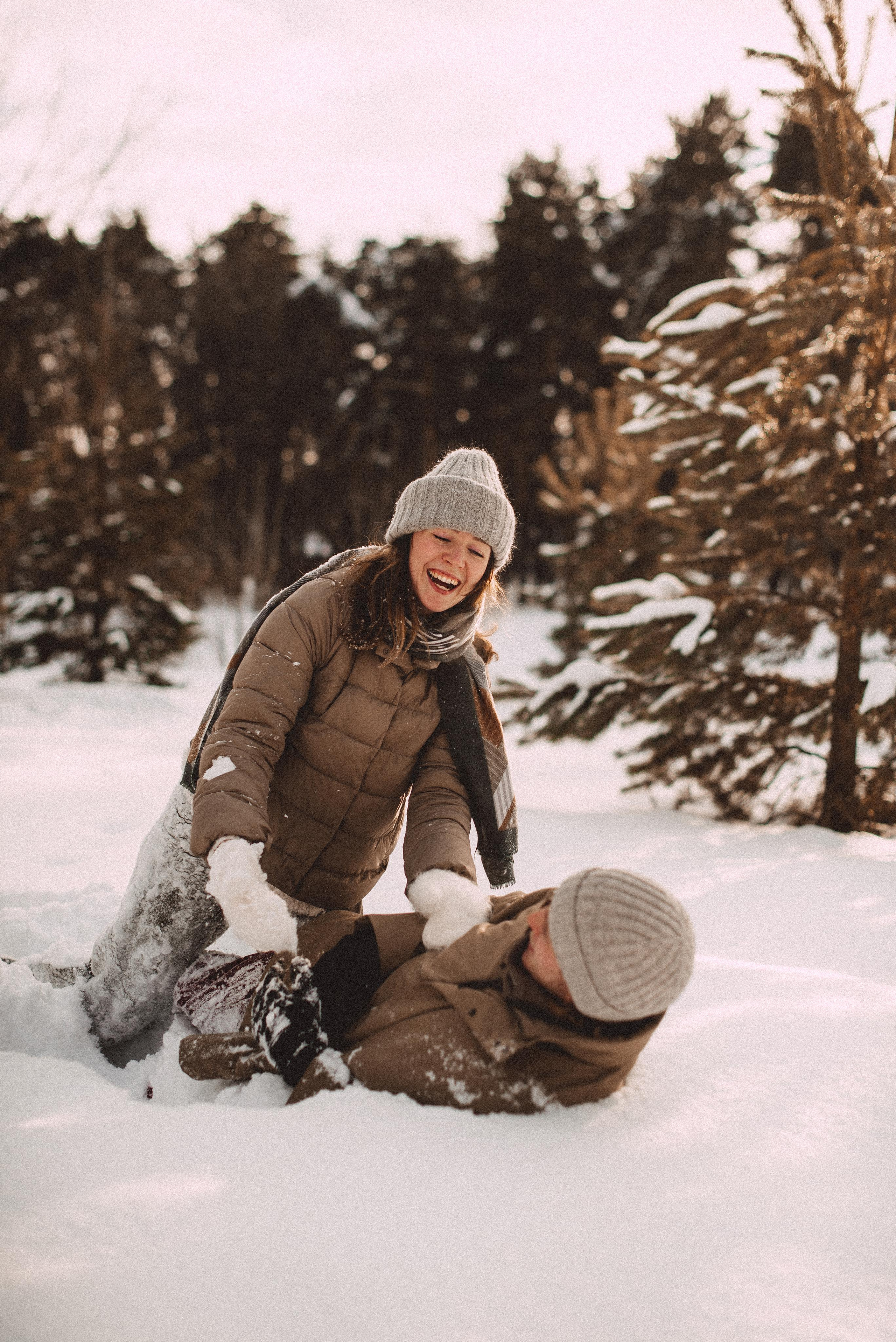 Зимняя прогулка. Семейная фотосессия Бутово Москва фотограф Алина Морщагина