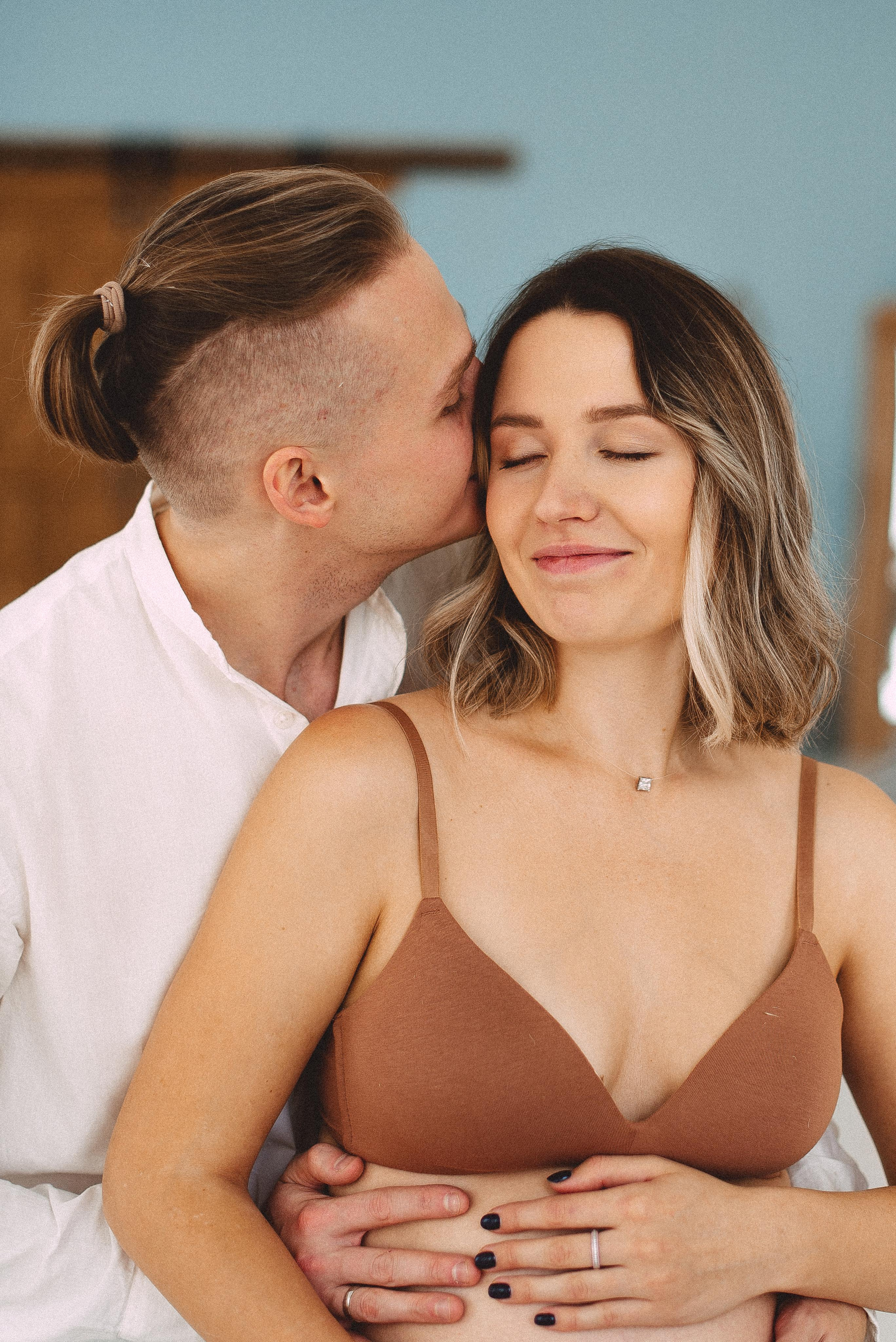 Саша, Петя и Аня в ожидании второго малыша. Семейная фотосессия Бутово Москва фотограф Алина Морщагина