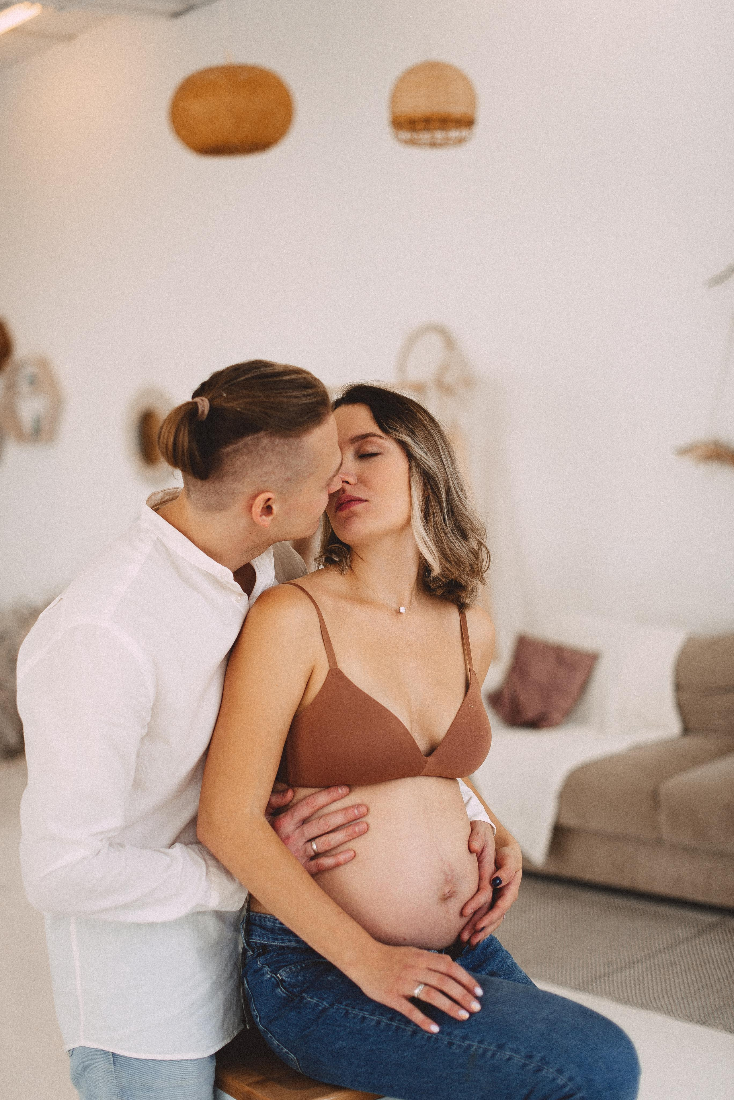 Саша, Петя и Аня в ожидании второго малыша. Семейная фотосессия Бутово Москва фотограф Алина Морщагина