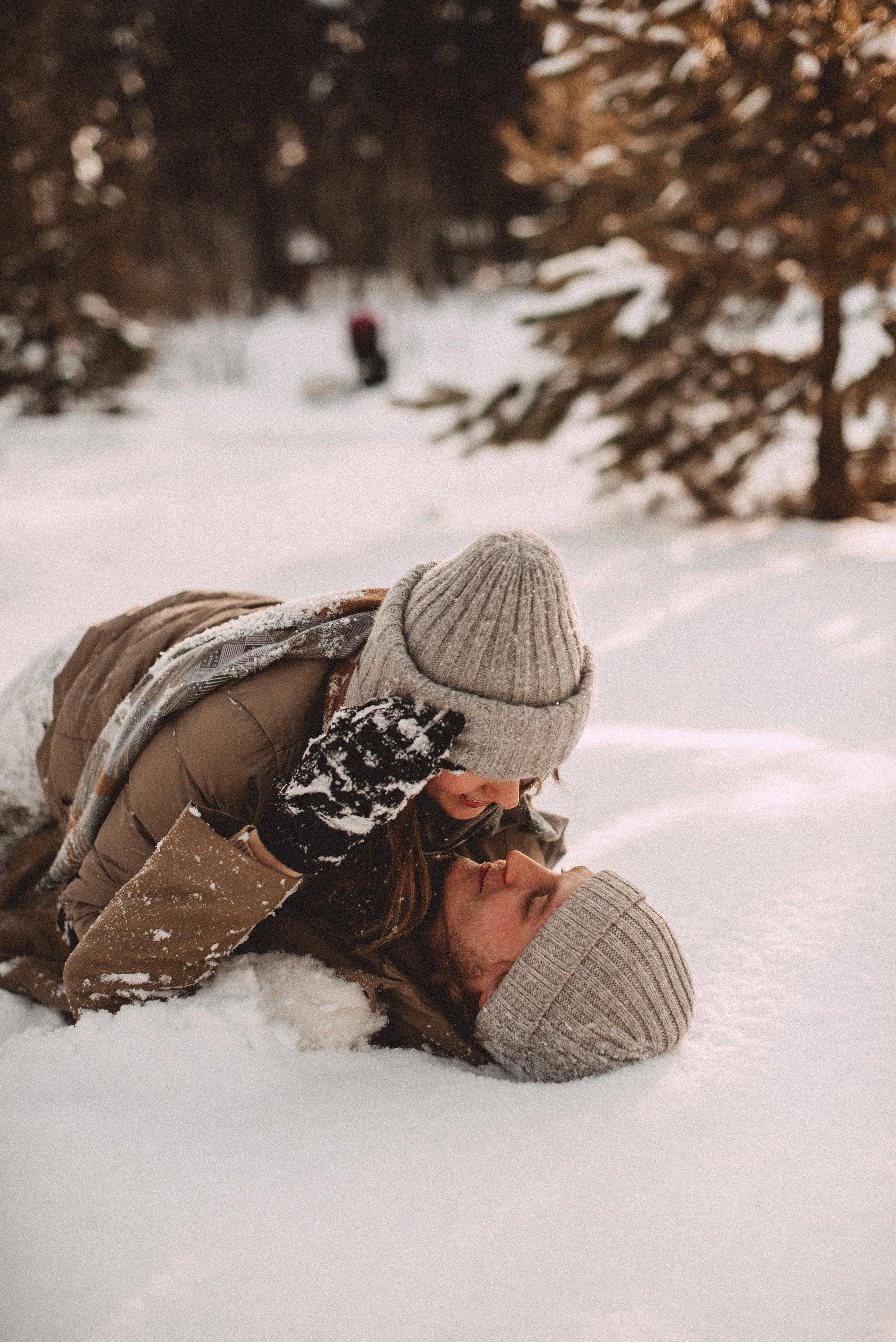 Зимняя прогулка. Семейная фотосессия Бутово Москва фотограф Алина Морщагина