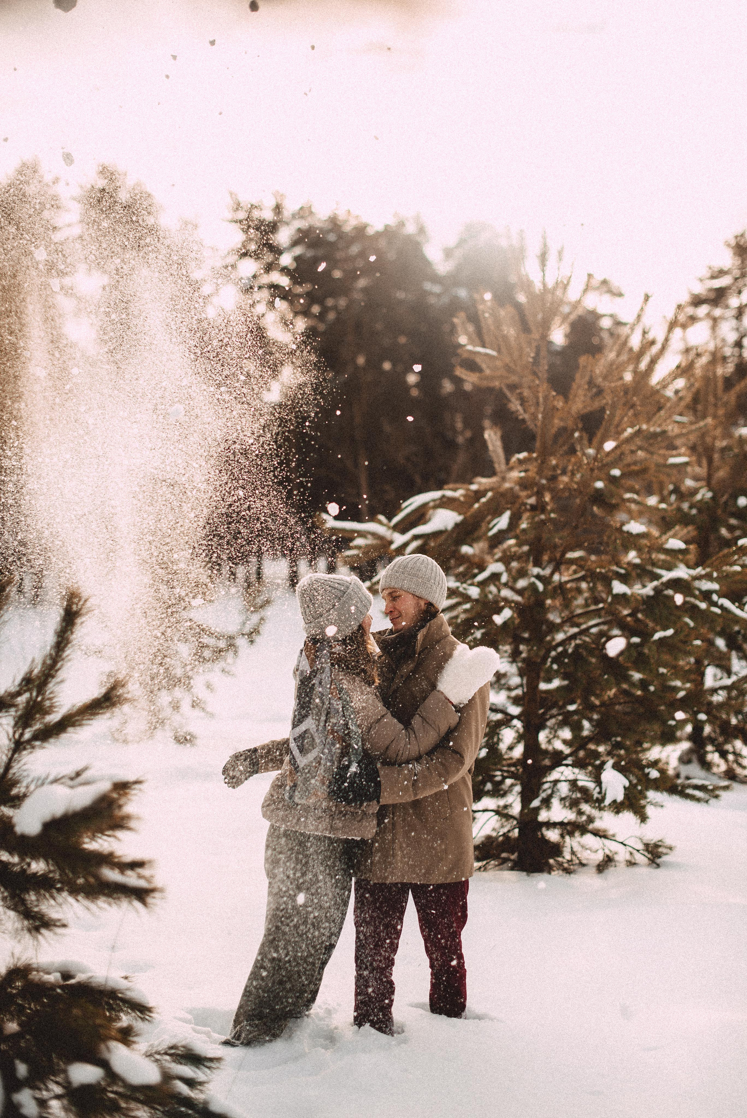 Зимняя прогулка. Семейная фотосессия Бутово Москва фотограф Алина Морщагина