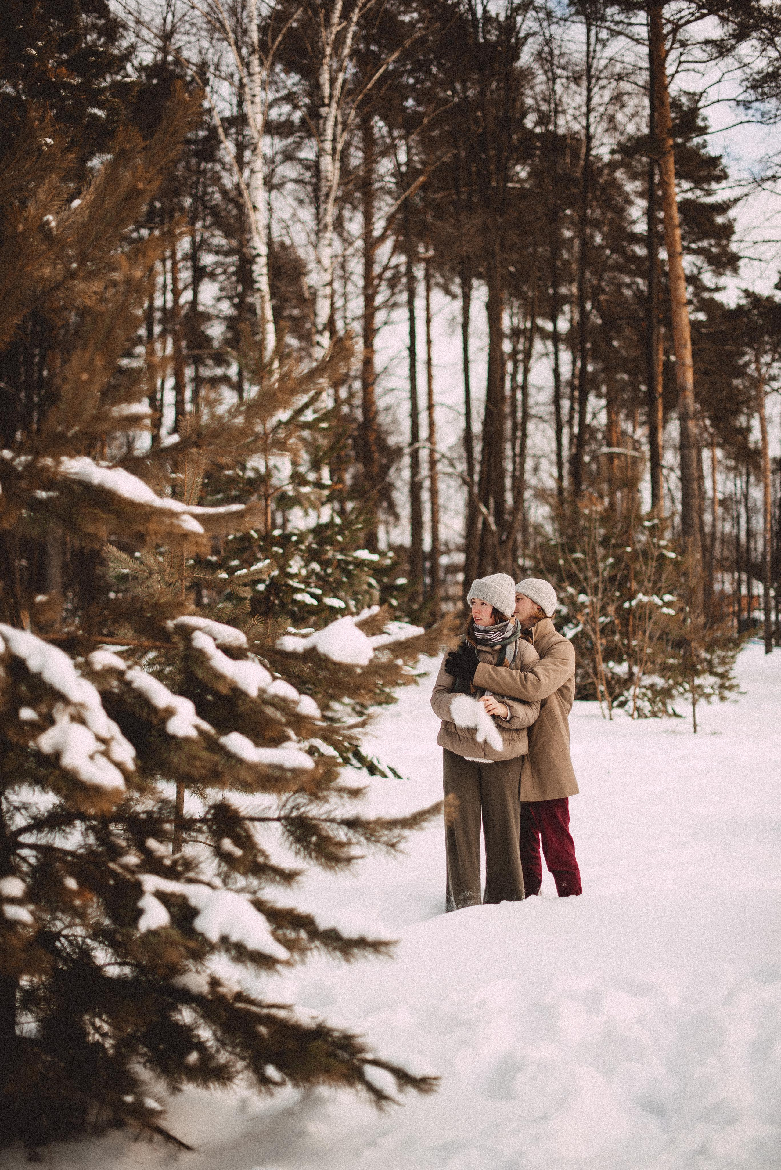 Зимняя прогулка. Семейная фотосессия Бутово Москва фотограф Алина Морщагина