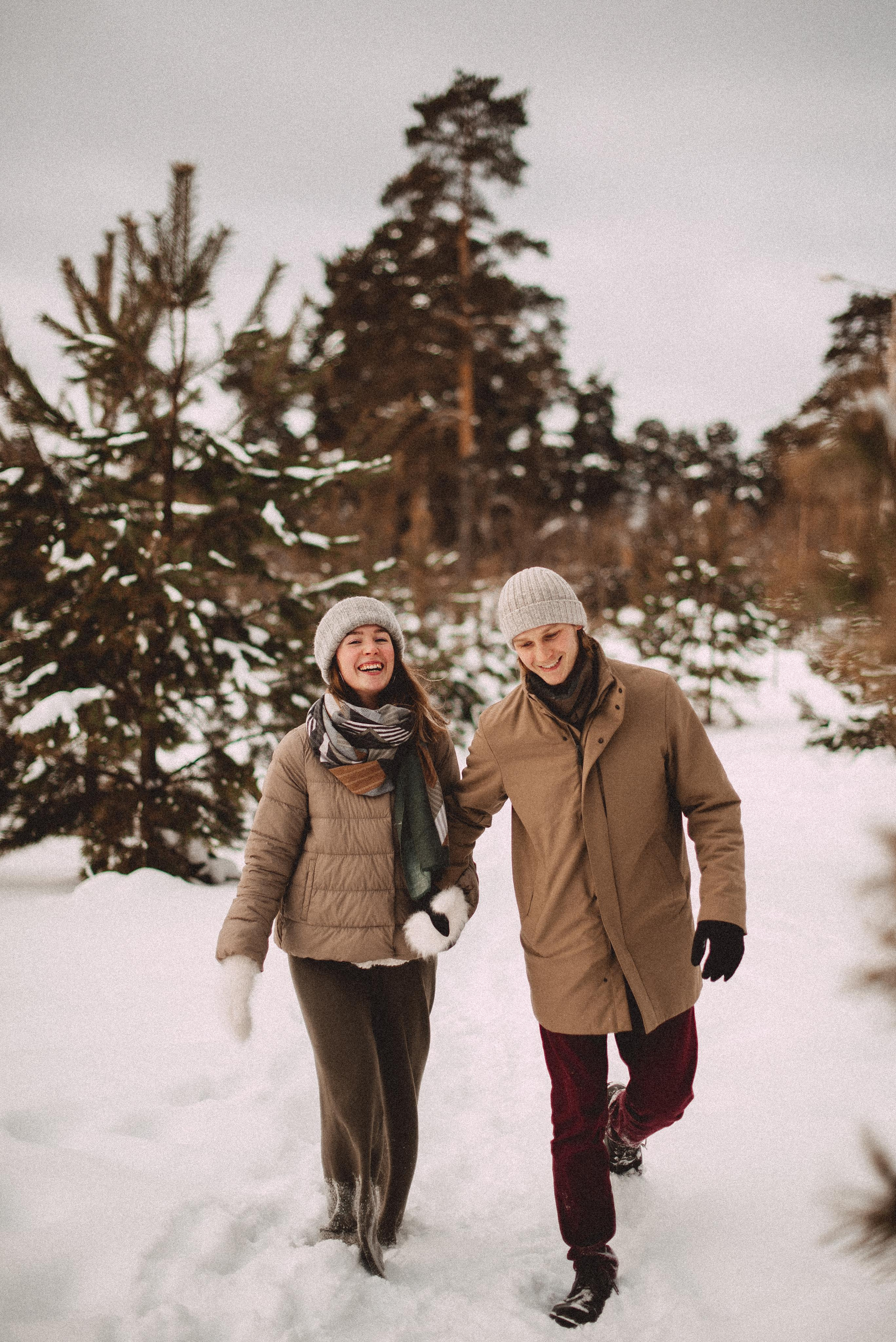 Зимняя прогулка. Семейная фотосессия Бутово Москва фотограф Алина Морщагина