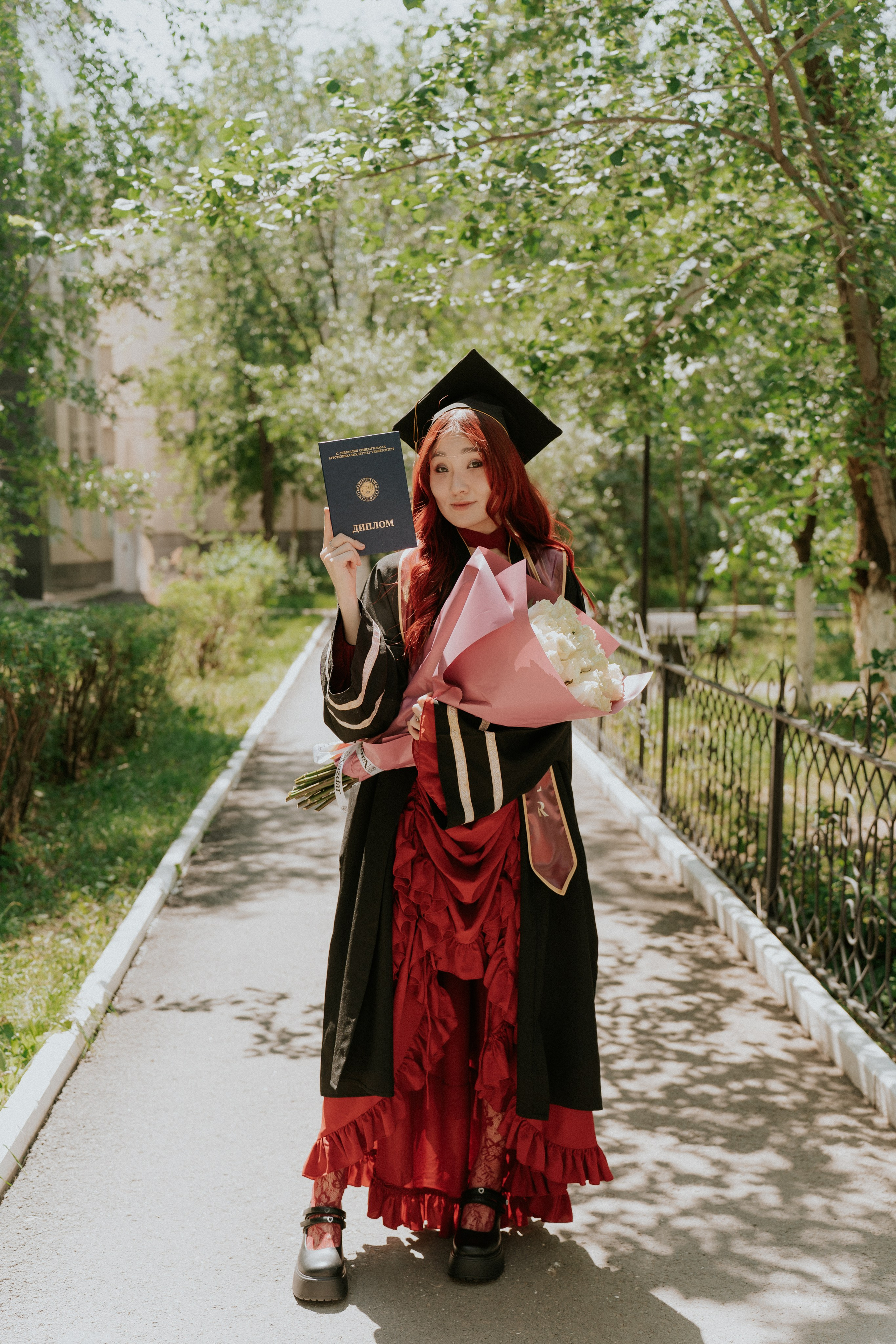 Выпускной Аграрный унивеситет. Крис Богомазова