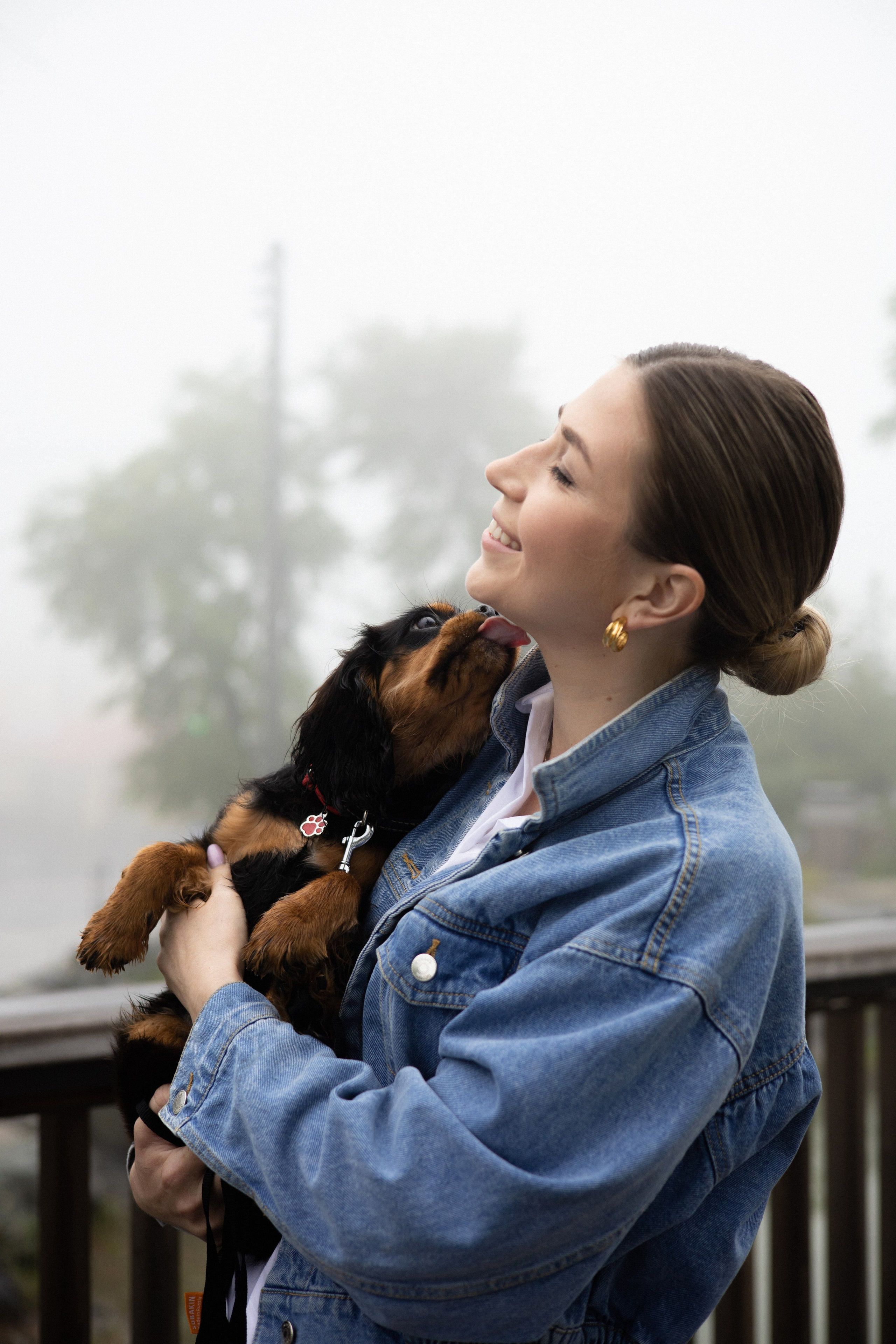 Алёна и Каспер. Фотограф — анималист Владивосток, Алина