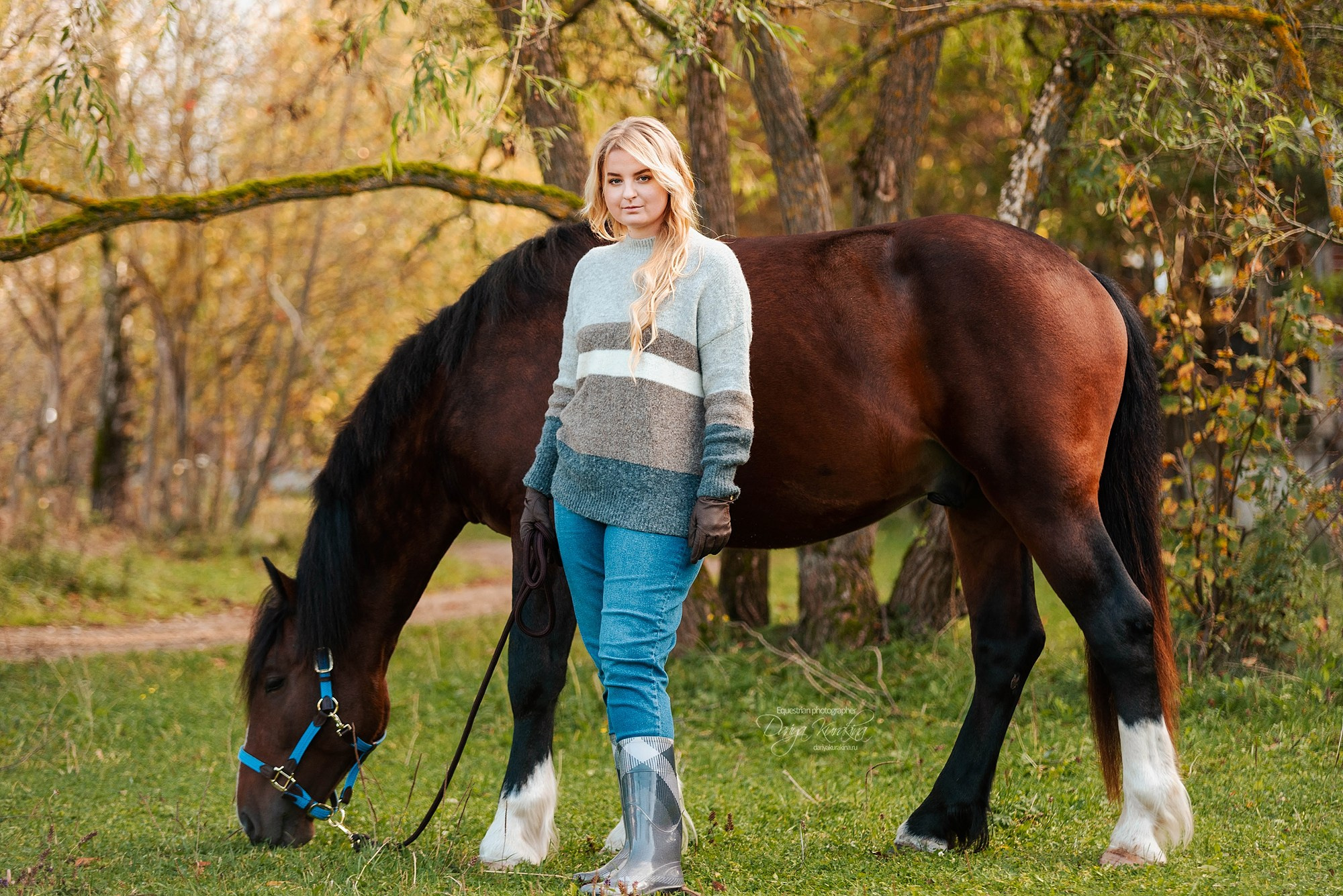 Анастасия, Татьяна и Волконский. Конный фотограф Куракина Дарья • Фотосессии с лошадьми